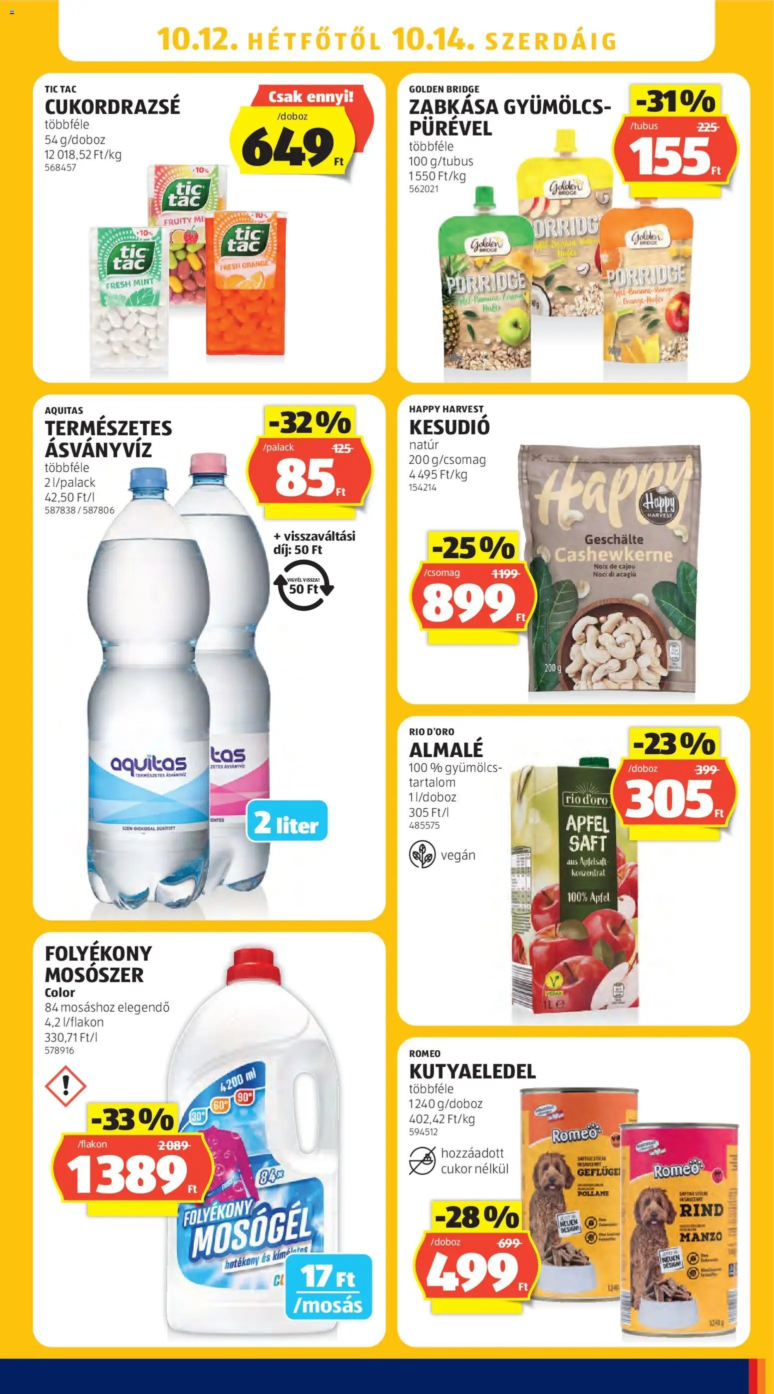 Aldi újság 2026.10.08. Aldi akciós újság