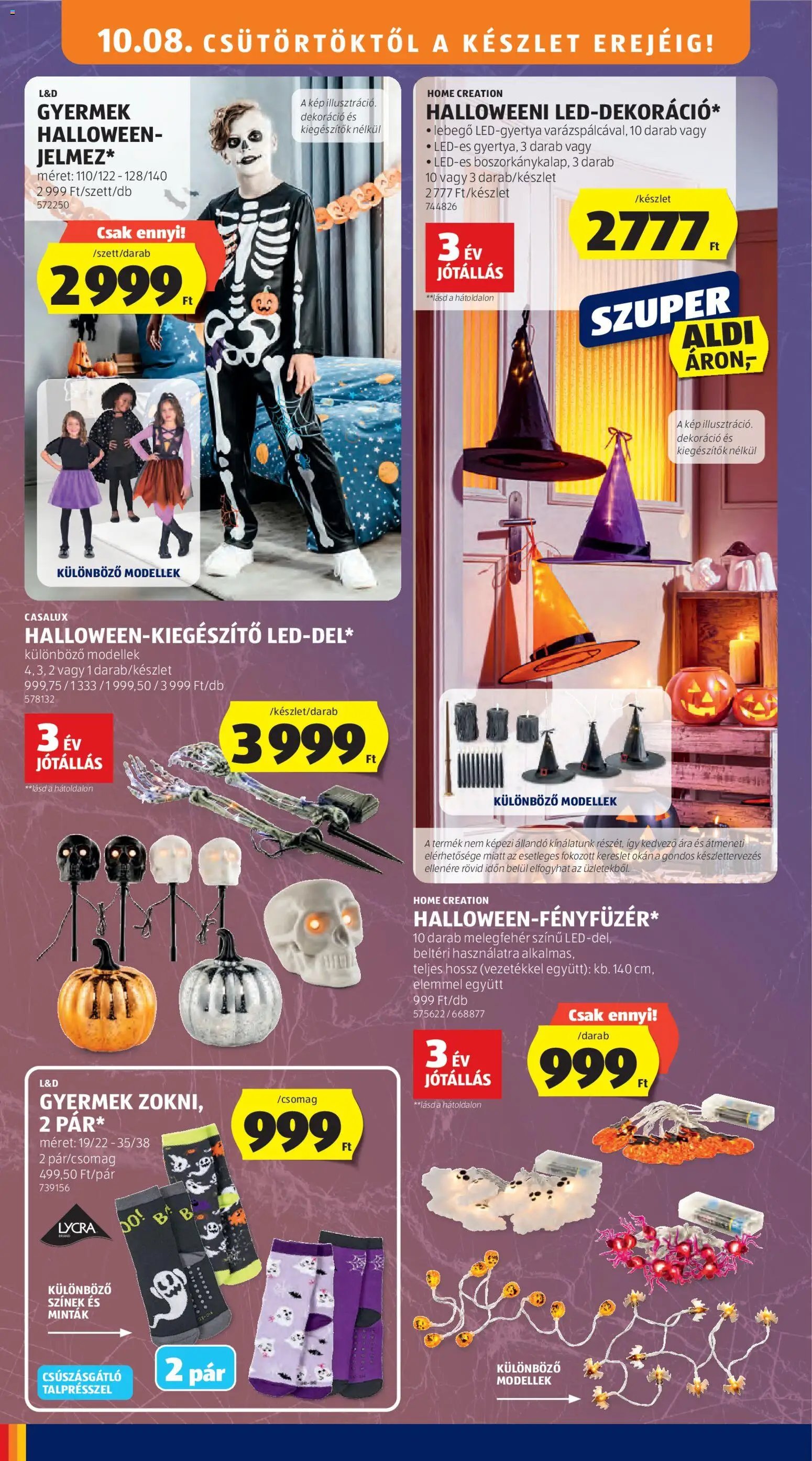 Aldi újság 2026.10.08. Aldi akciós újság