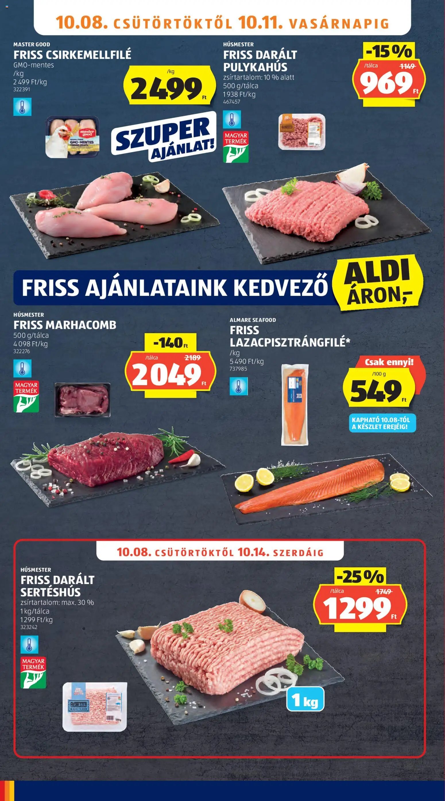 Aldi újság 2026.10.08. Aldi akciós újság