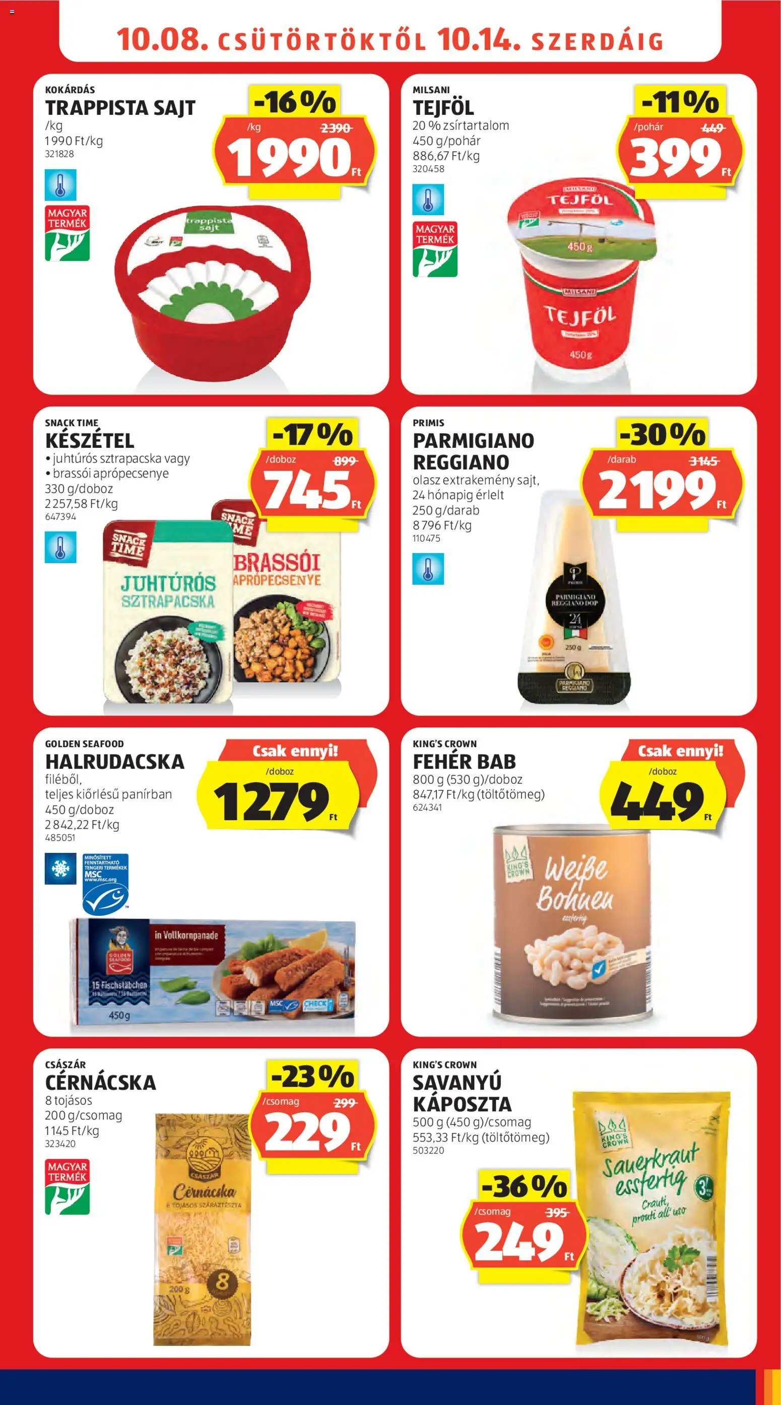 Aldi újság 2026.10.08. Aldi akciós újság