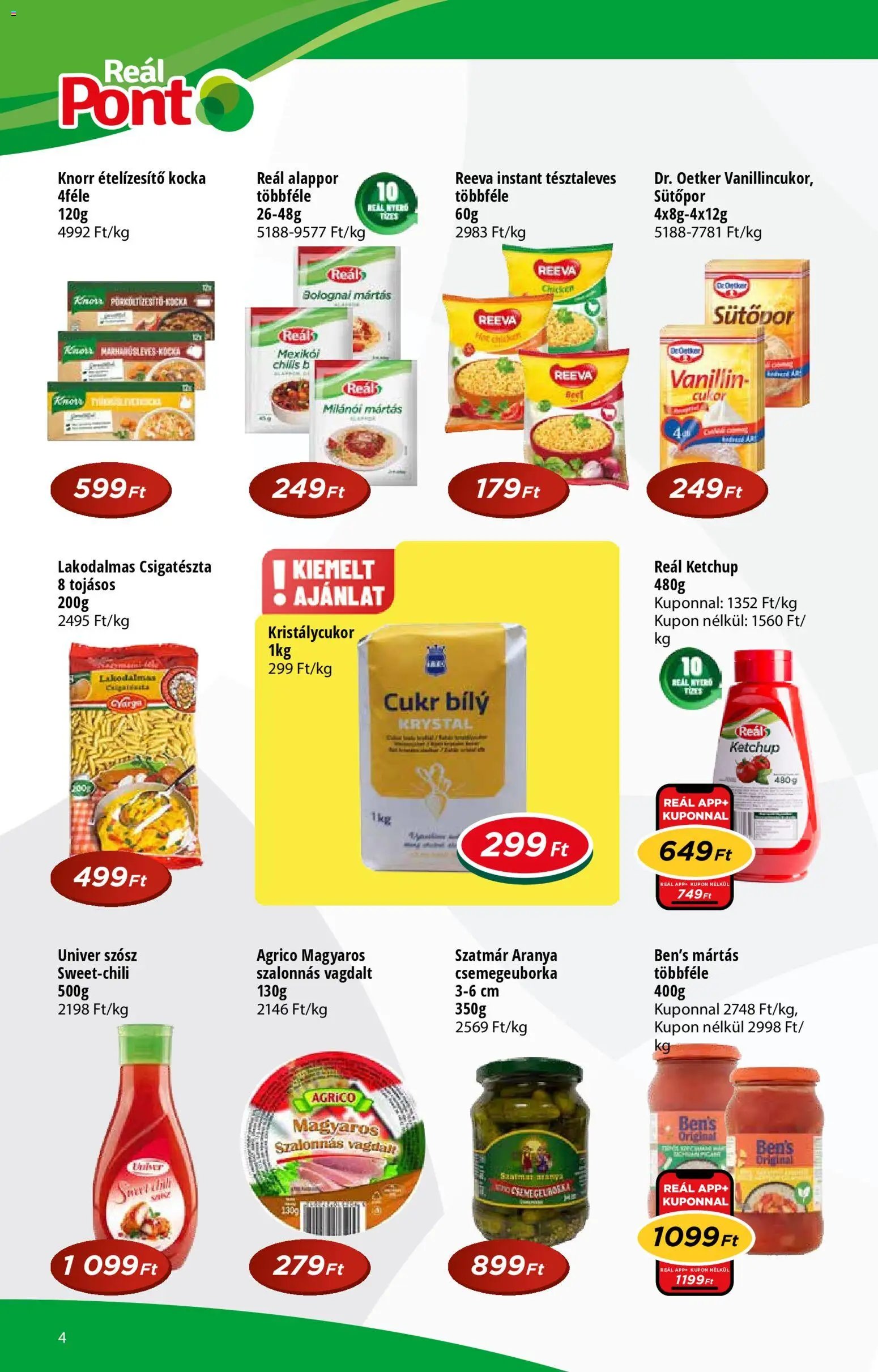 Reál újság 2026.04.01. Reál Pont akciós újság (2026-04-01 - 2026-04-12)