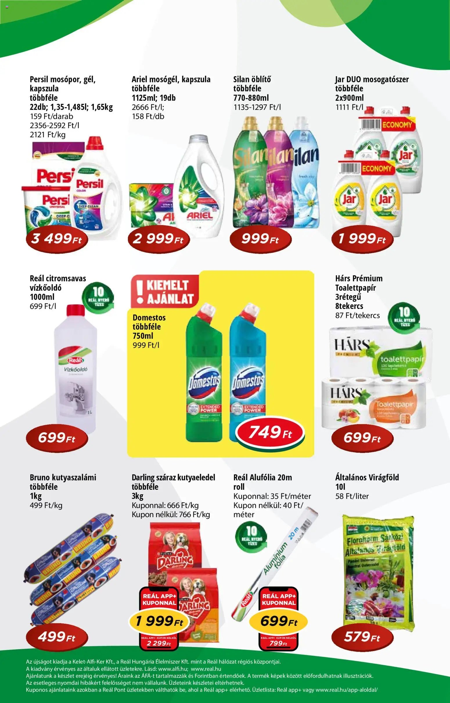 Reál újság 2026.04.01. Reál Pont akciós újság (2026-04-01 - 2026-04-12)