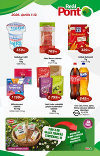 Reál újság 2026.04.01. Reál Pont akciós újság (2026-04-01 - 2026-04-12)