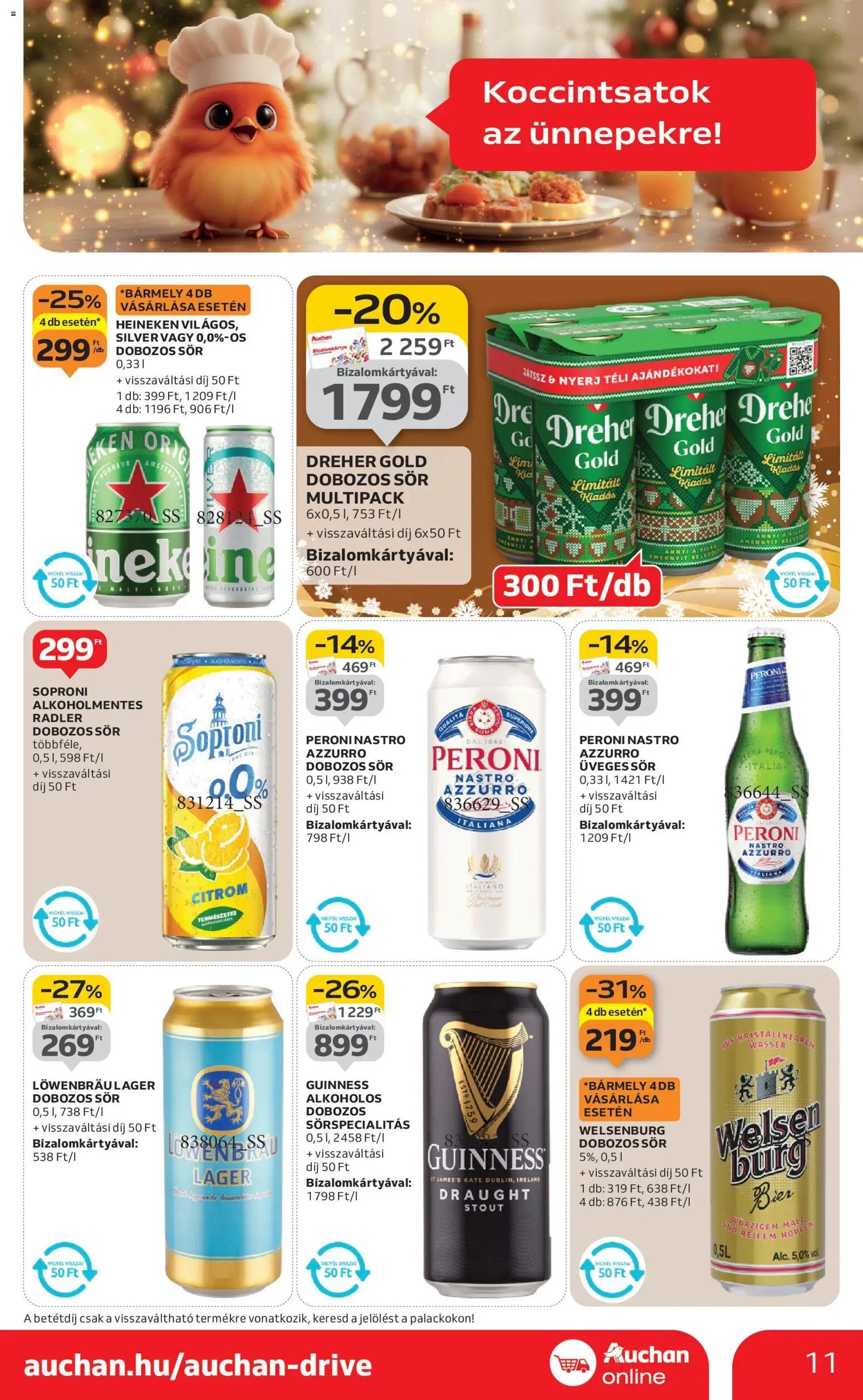 Auchan újság 2025.12.04. Szupermarket akciós újság (2025-12-04 - 2025-12-10)