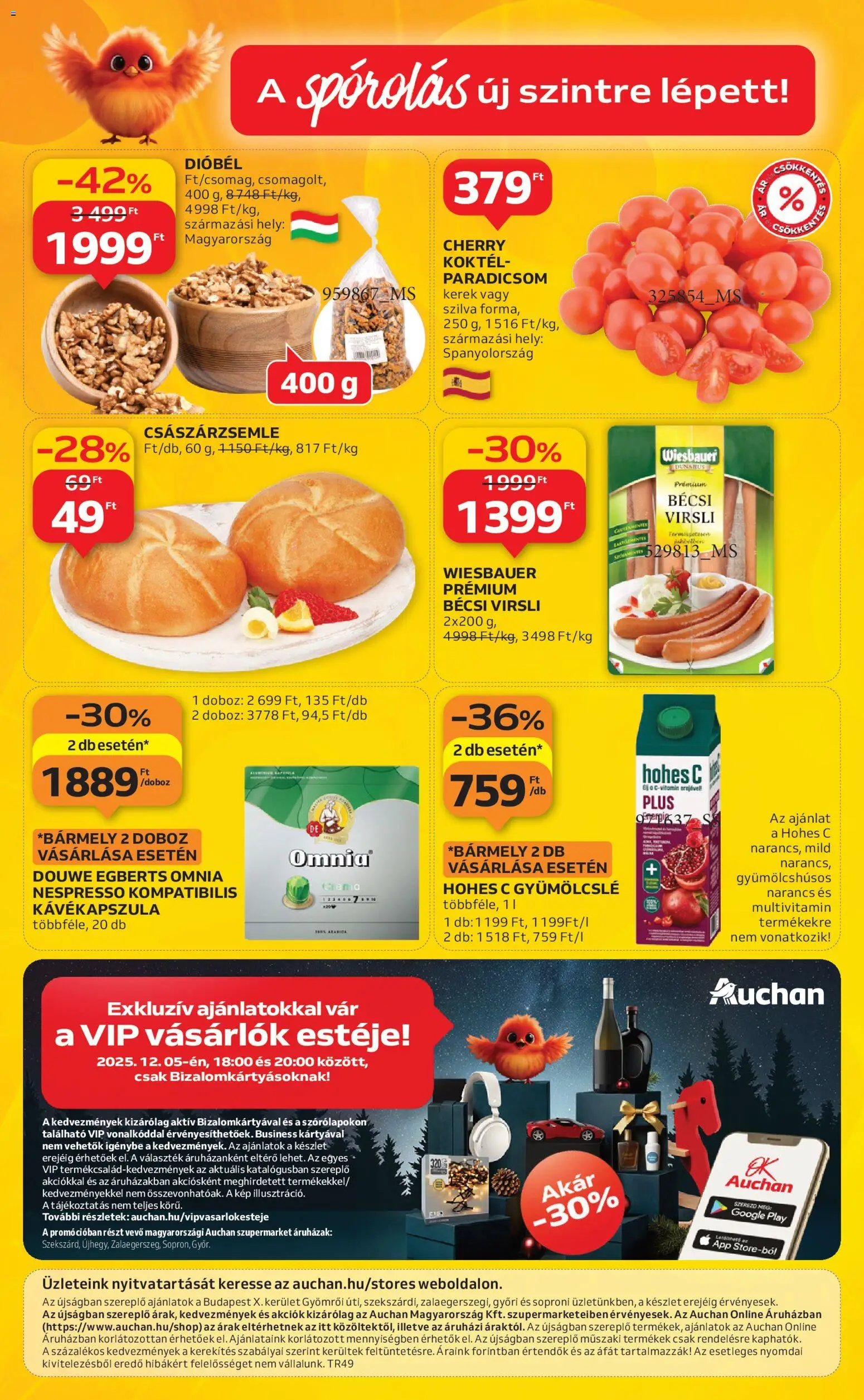 Auchan újság 2025.12.04. Szupermarket akciós újság (2025-12-04 - 2025-12-10)