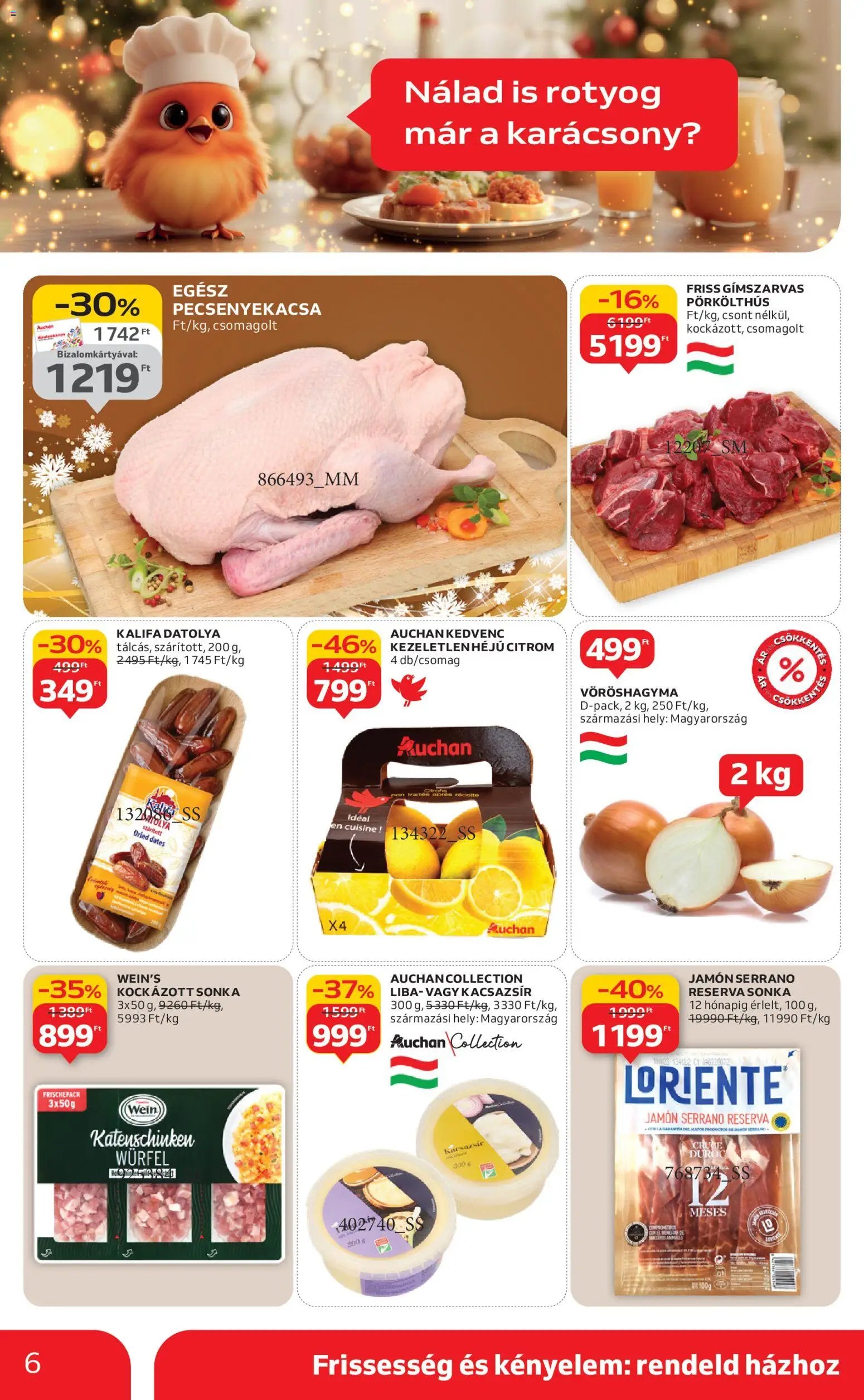 Auchan újság 2025.12.04. Szupermarket akciós újság (2025-12-04 - 2025-12-10)