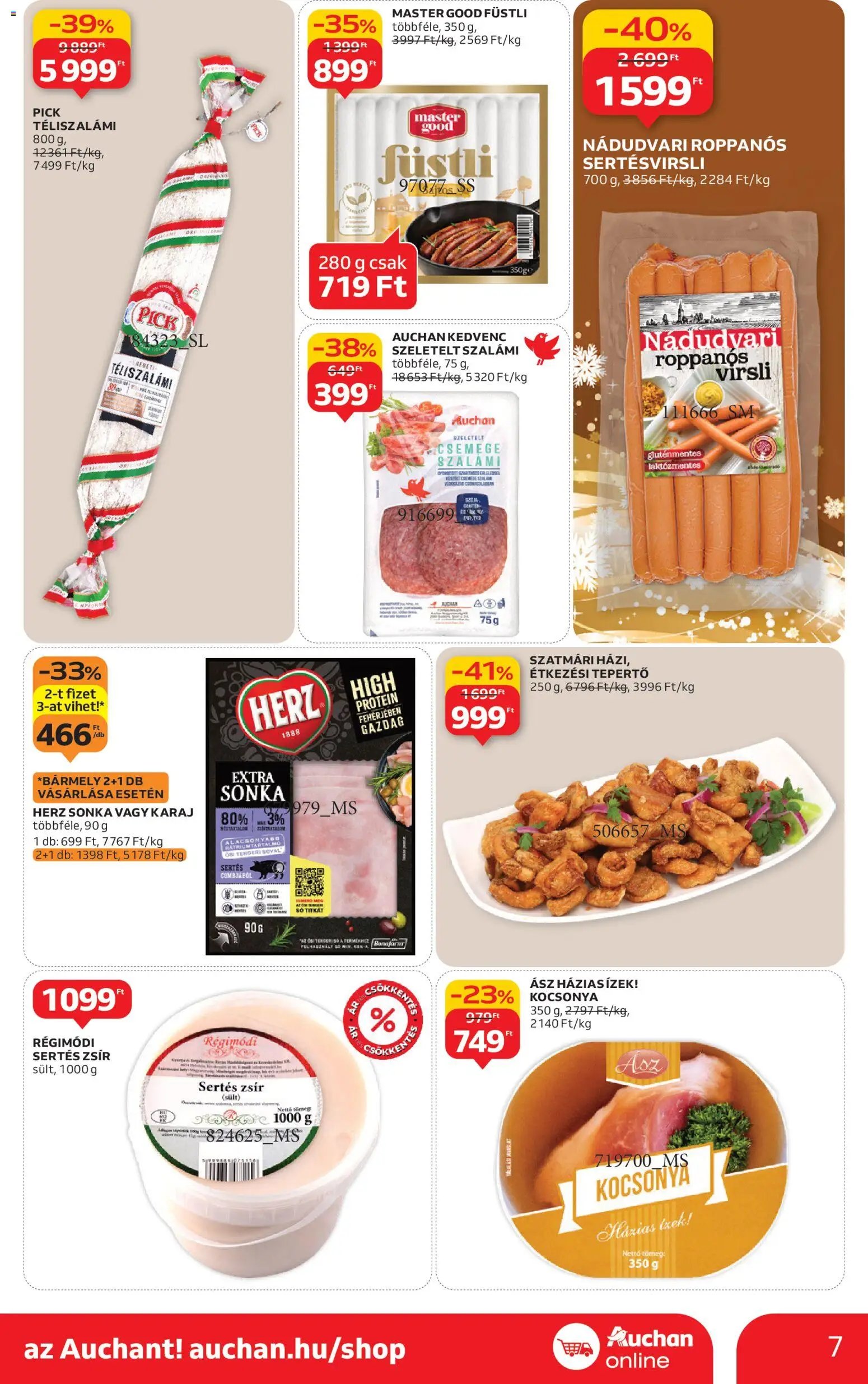 Auchan újság 2025.12.04. Szupermarket akciós újság (2025-12-04 - 2025-12-10)