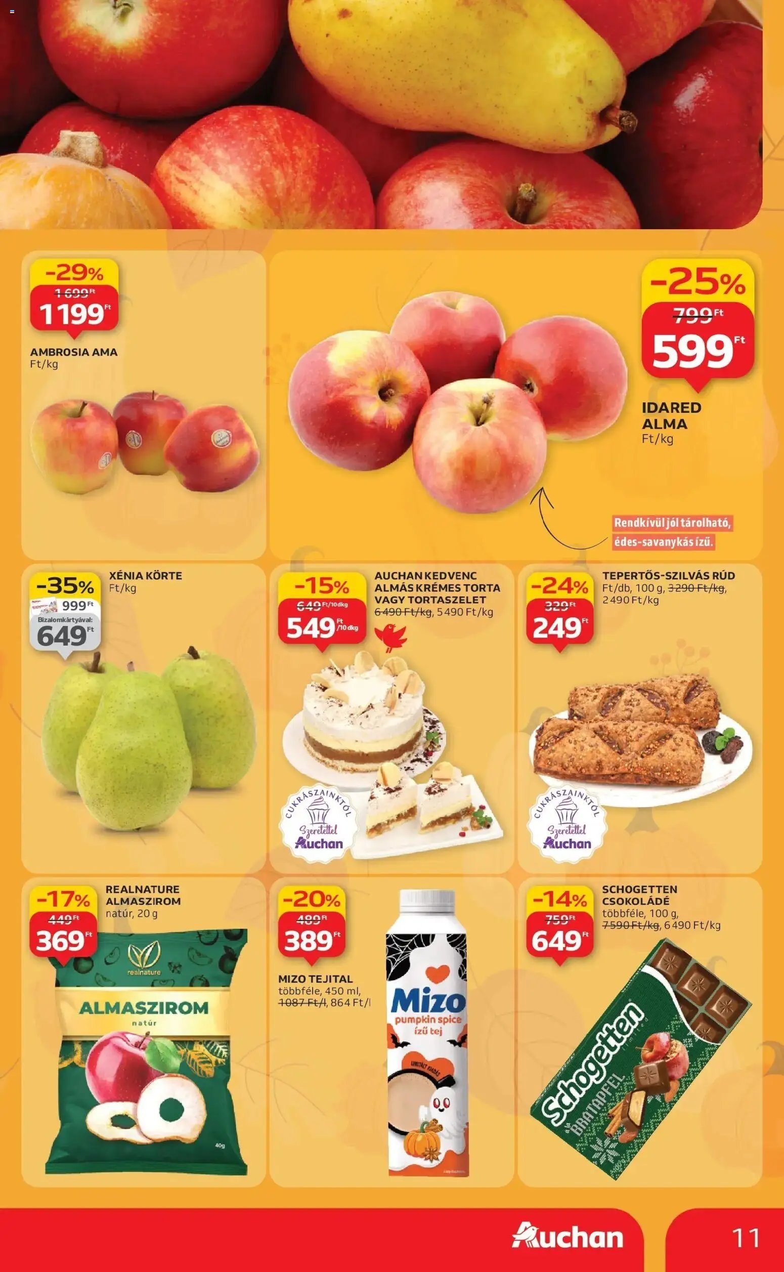 Auchan újság 2025.10.24. Székesfehérvár Akciós újság Auchan (2025-10-24 - 2025-10-29)