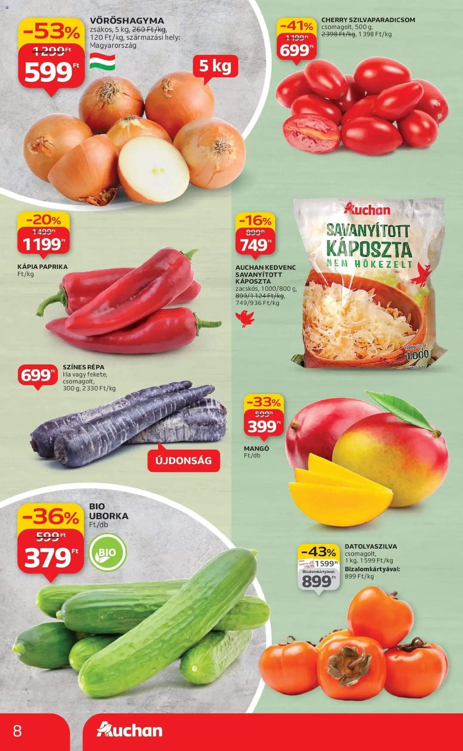 Auchan újság 2025.10.24. Székesfehérvár Akciós újság Auchan (2025-10-24 - 2025-10-29)