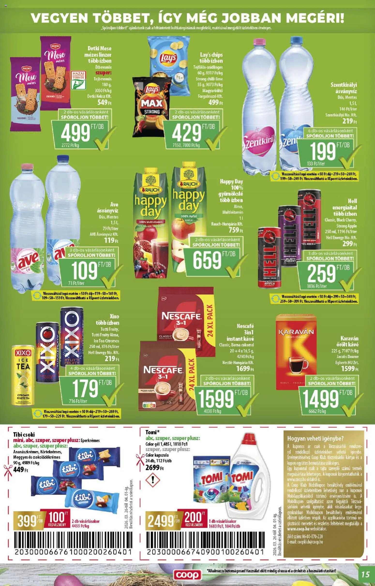 COOP újság 2026.03.26. COOP - Abc & szuper / Alföld Pro-Coop Zrt. (2026-03-26 - 2026-04-04)