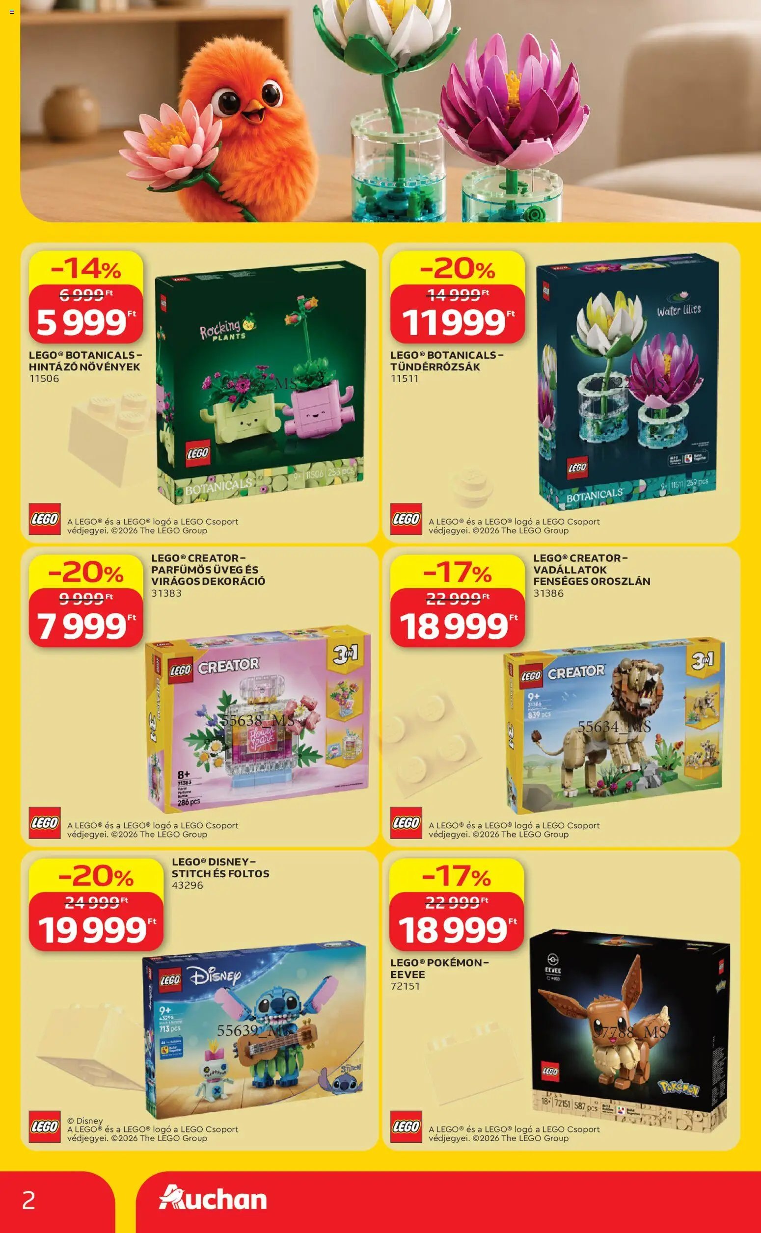 Auchan újság 2026.07.23. Auchan Lego ajánlatok