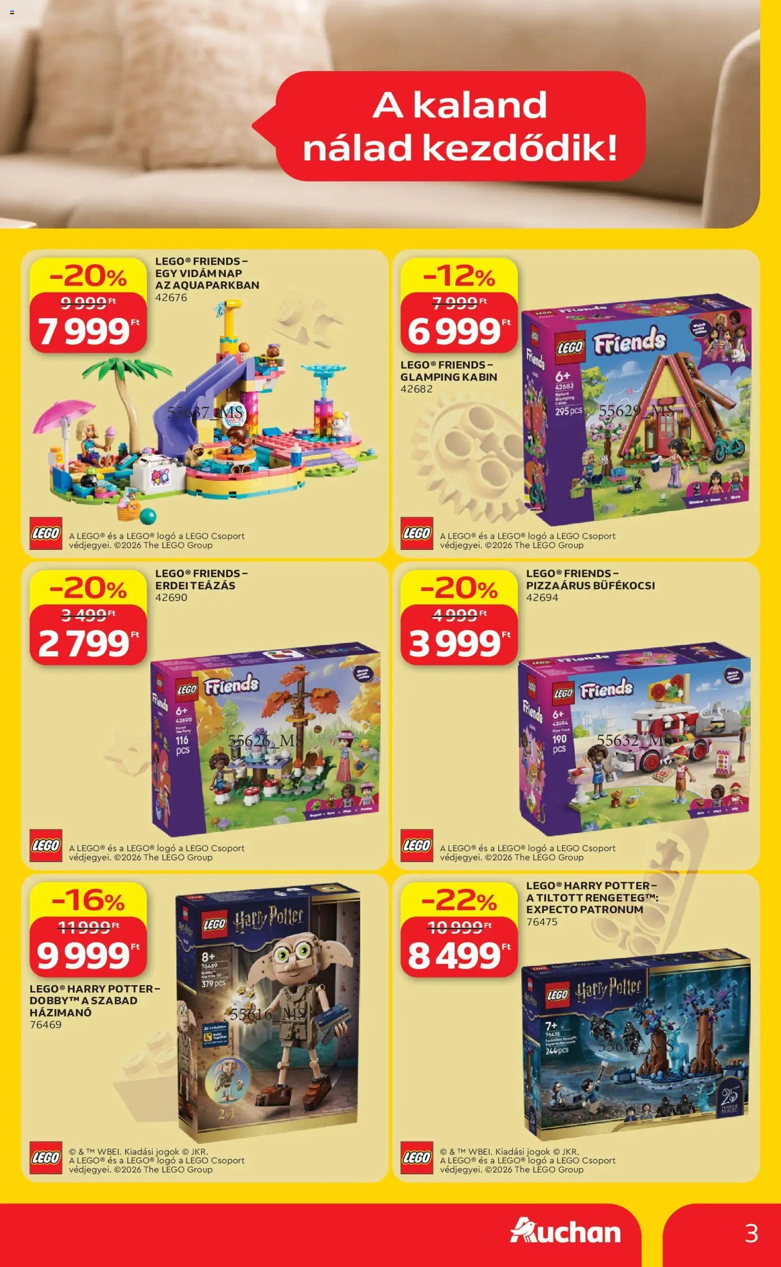 Auchan újság 2026.07.23. Auchan Lego ajánlatok