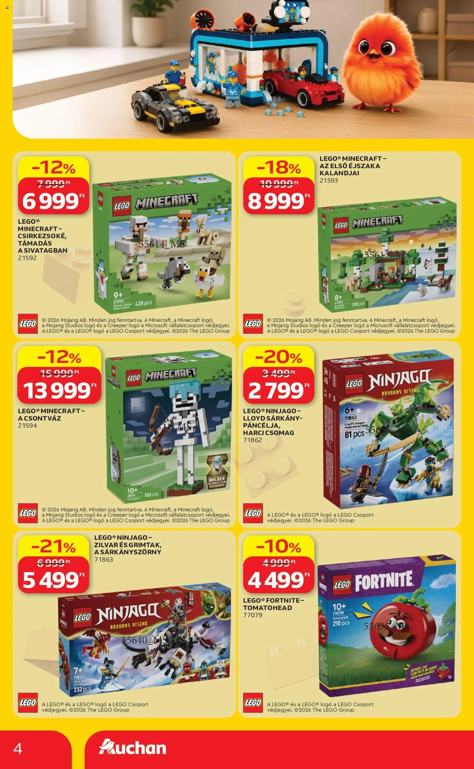 Auchan újság 2026.07.23. Auchan Lego ajánlatok
