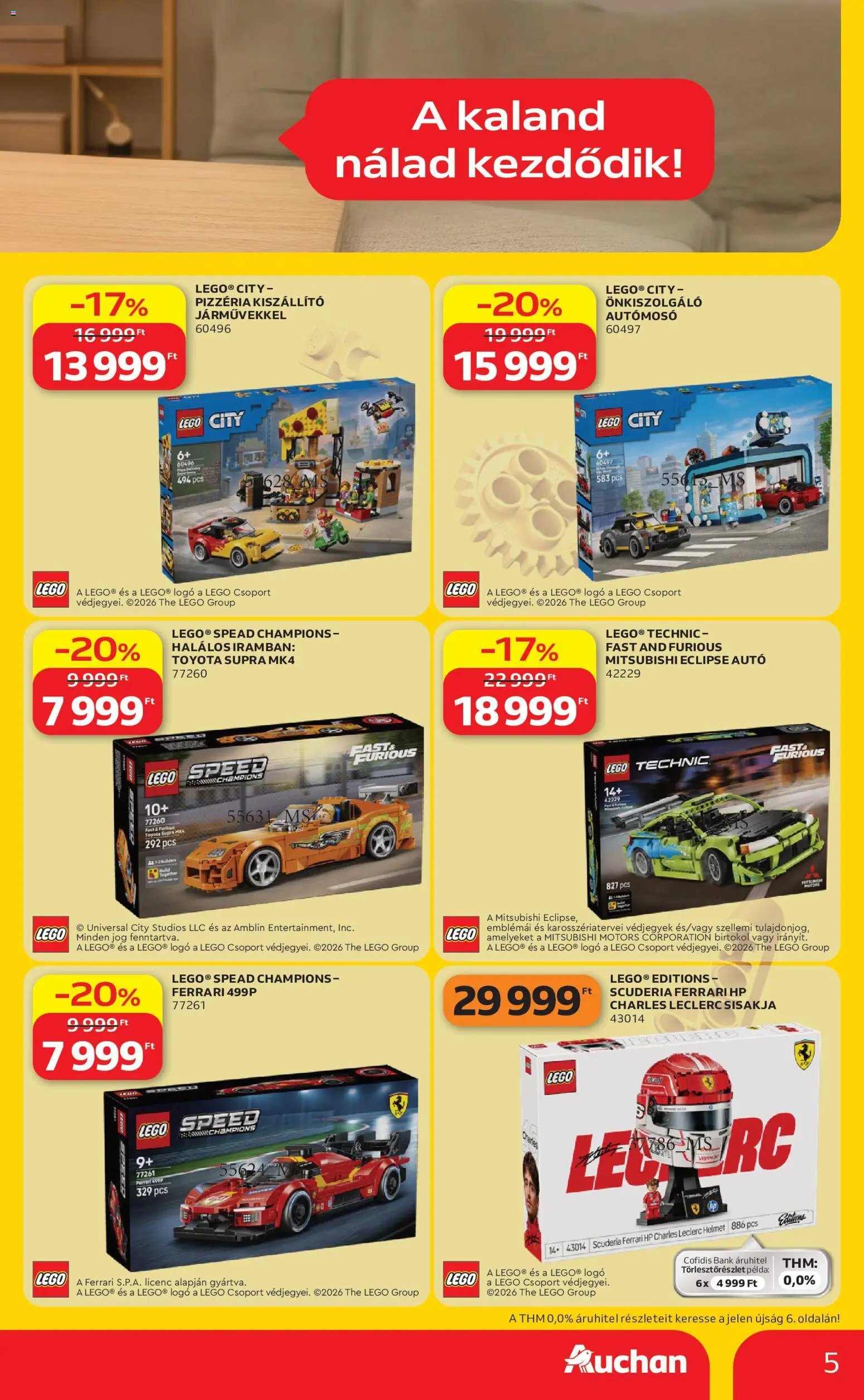Auchan újság 2026.07.23. Auchan Lego ajánlatok