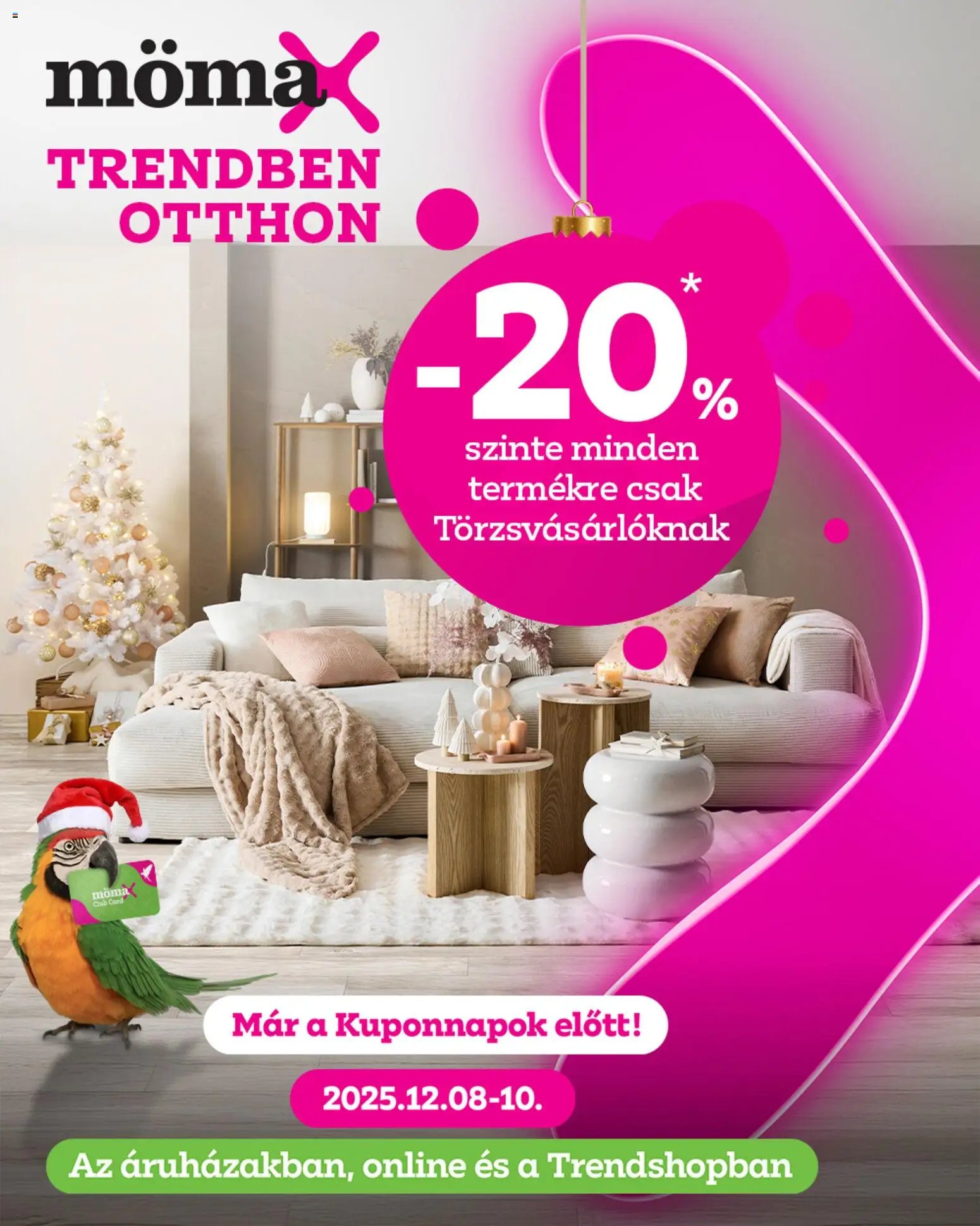 Mömax újság 2025.12.08. Szórólap (2025-12-08 - 2025-12-10)