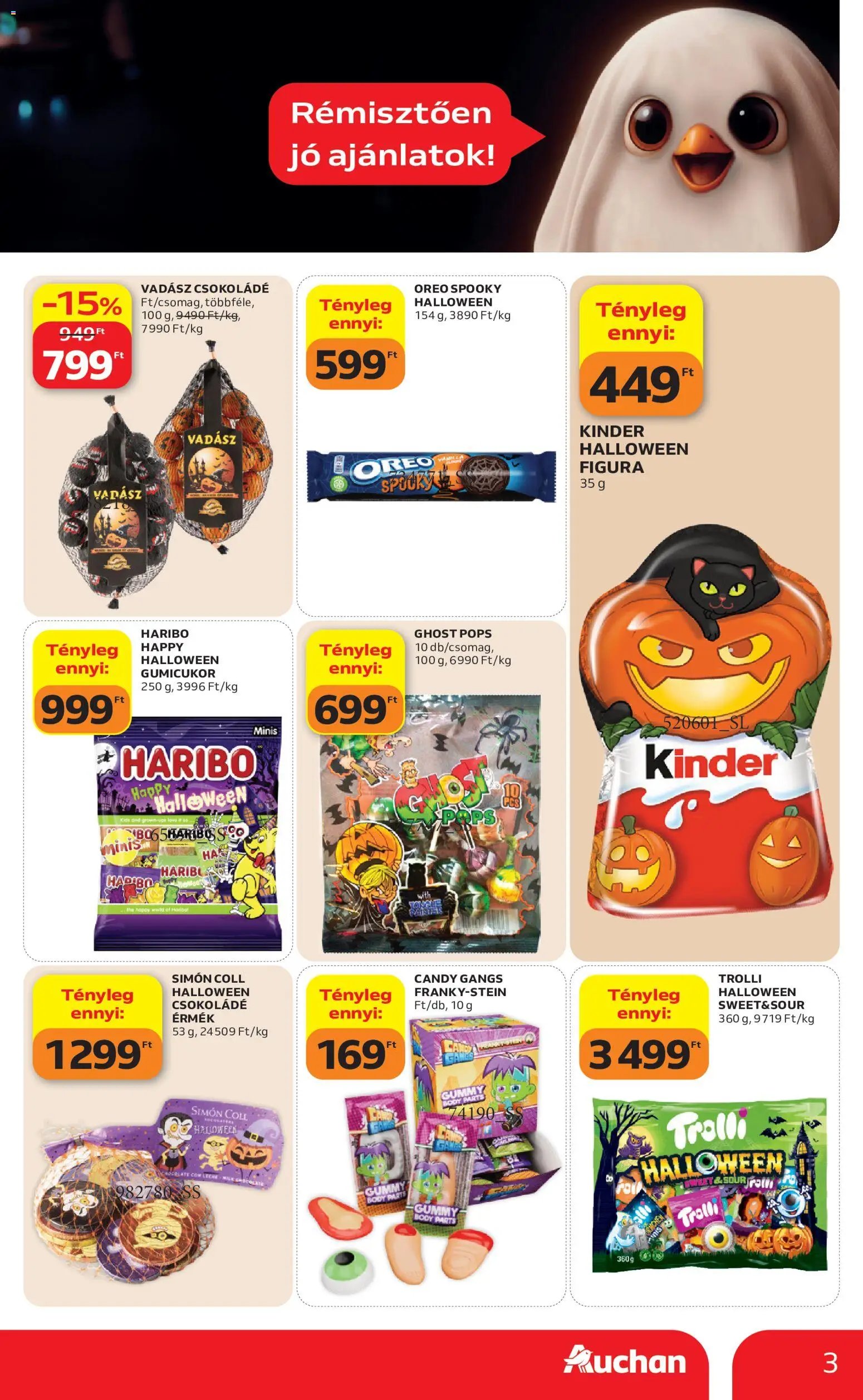 Auchan újság 2026.10.01. Auchan Halloweeni ajánlatok