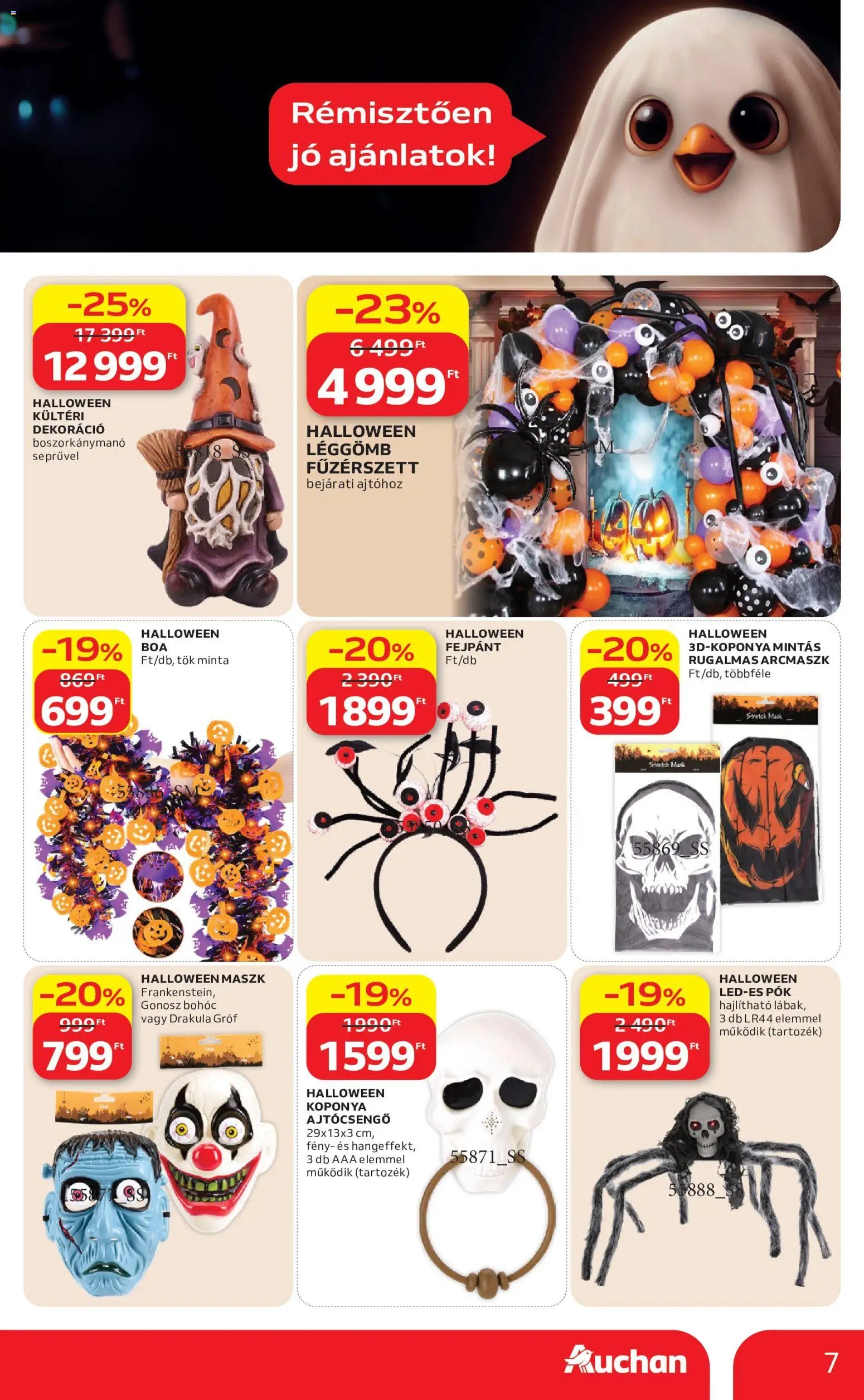 Auchan újság 2026.10.01. Auchan Halloweeni ajánlatok