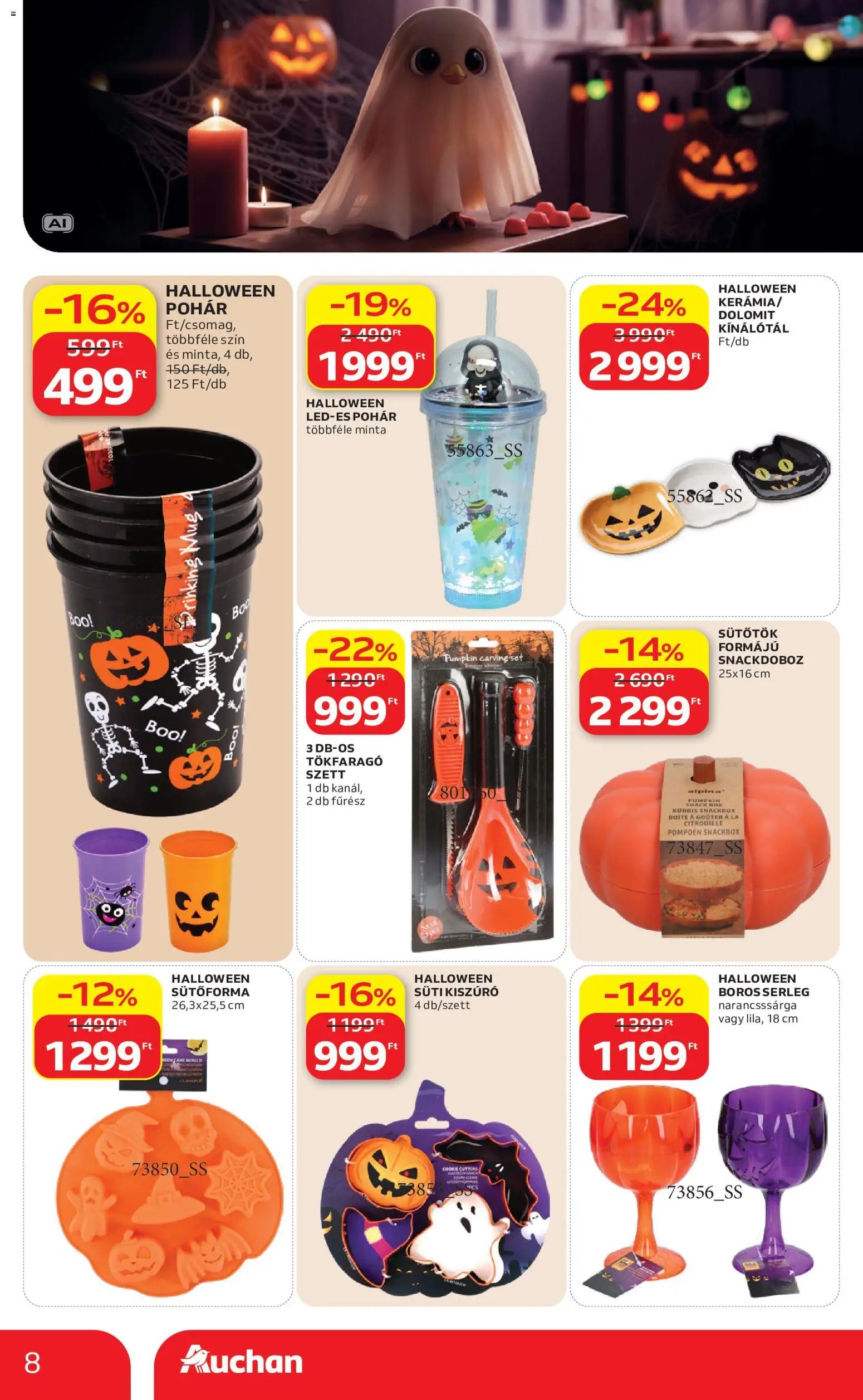Auchan újság 2026.10.01. Auchan Halloweeni ajánlatok