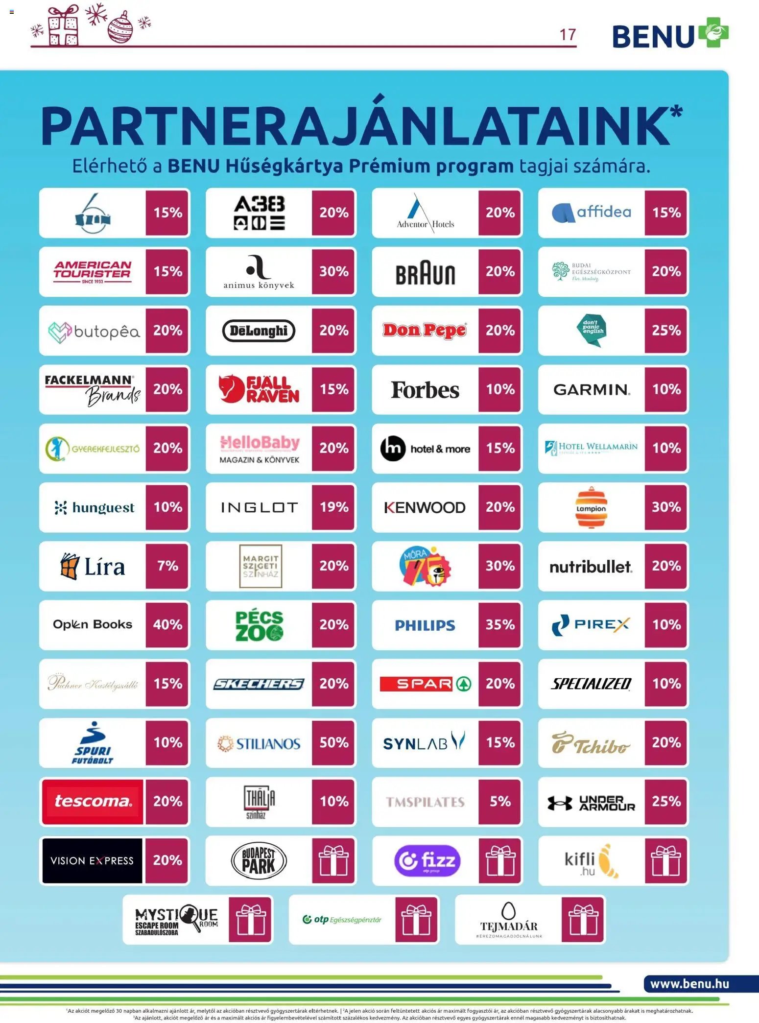 BENU Gyógyszertárak újság 2025.12.01. Akciós újság BENU Gyógyszertárak (2025-12-01 - 2025-12-31)