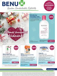 BENU Gyógyszertárak újság 2025.12.01. Akciós újság BENU Gyógyszertárak (2025-12-01 - 2025-12-31)