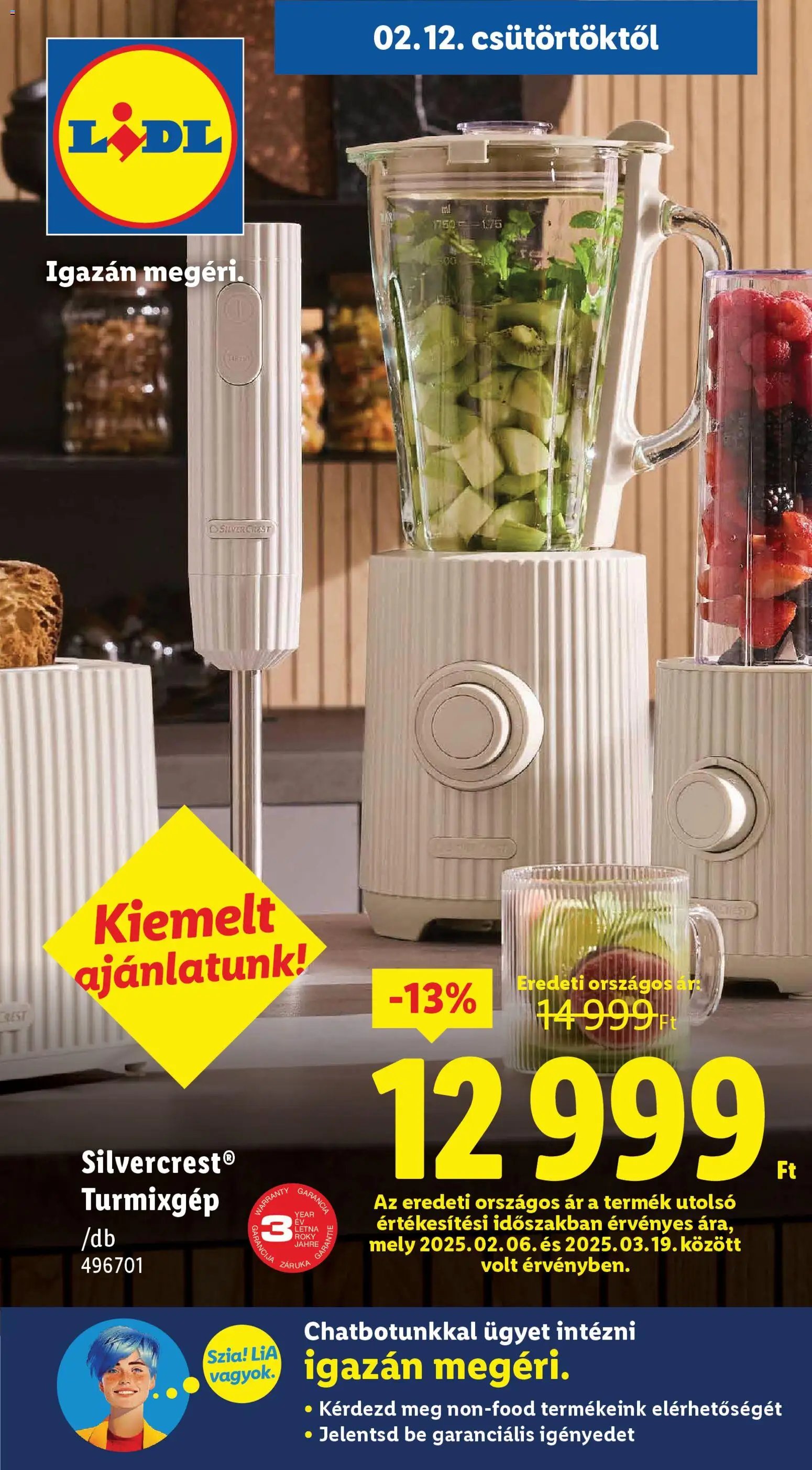 Lidl újság 2026.02.12. Nonfood kínálatunk (2026-02-12 - 2026-02-18)