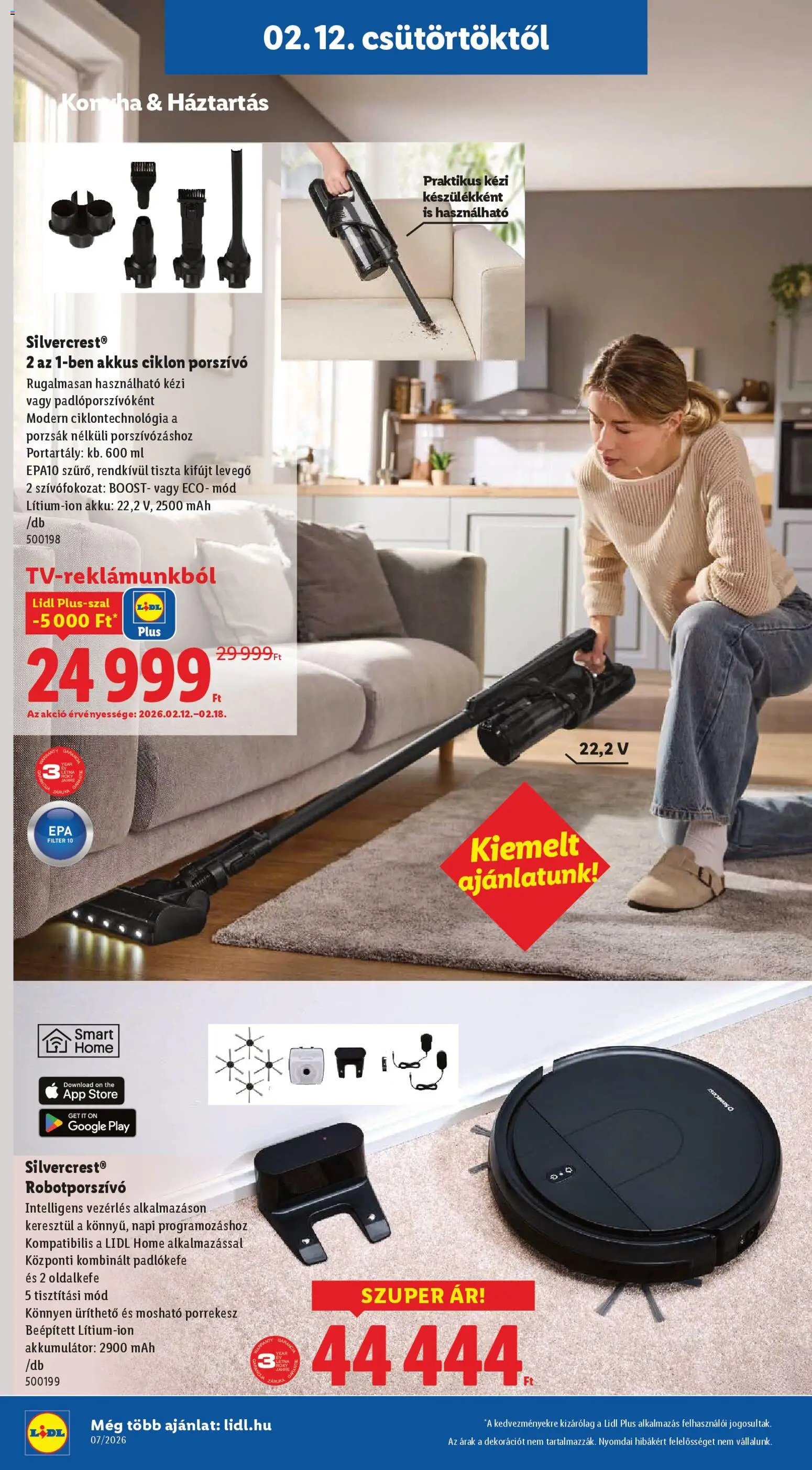 Lidl újság 2026.02.12. Nonfood kínálatunk (2026-02-12 - 2026-02-18)