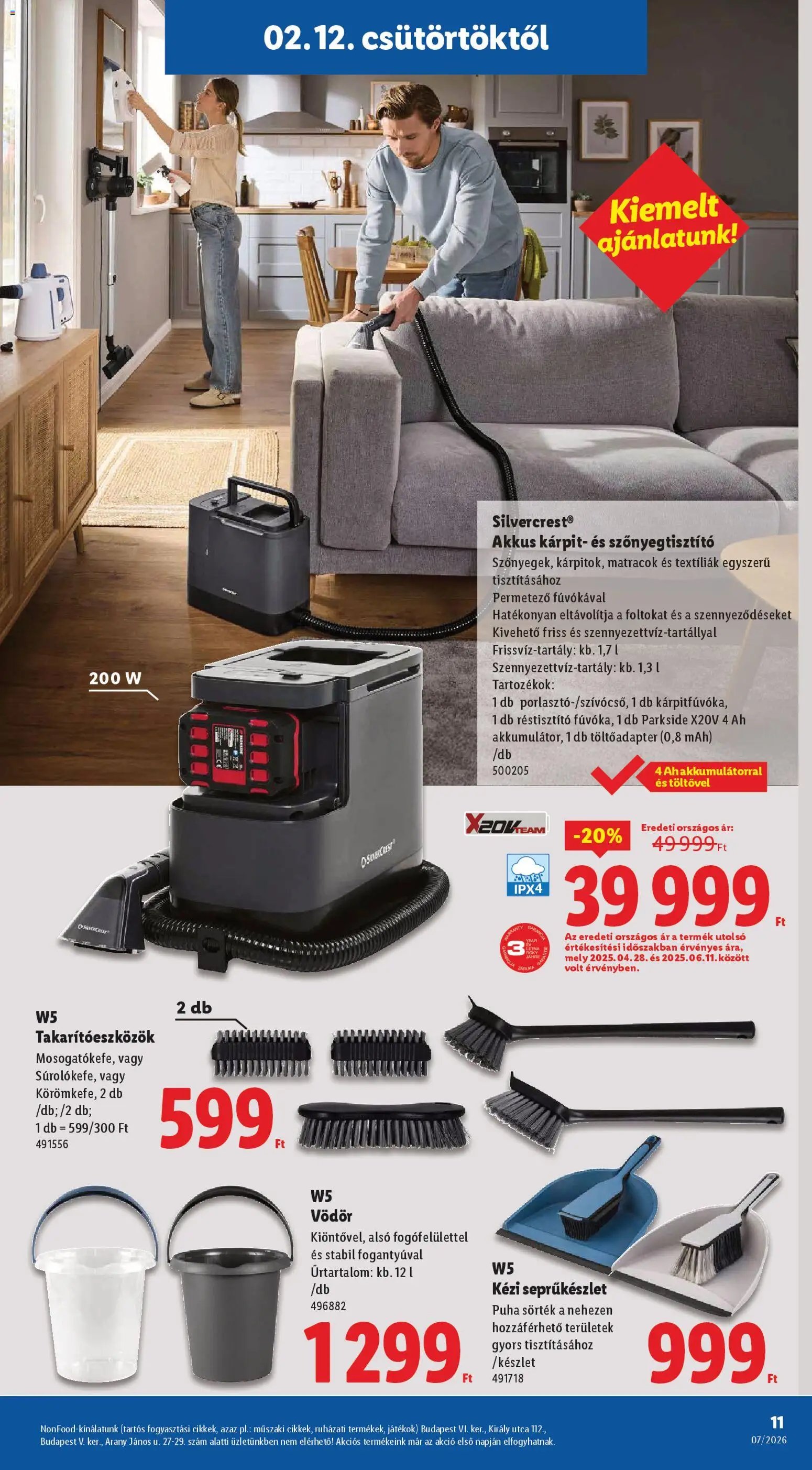 Lidl újság 2026.02.12. Nonfood kínálatunk (2026-02-12 - 2026-02-18)