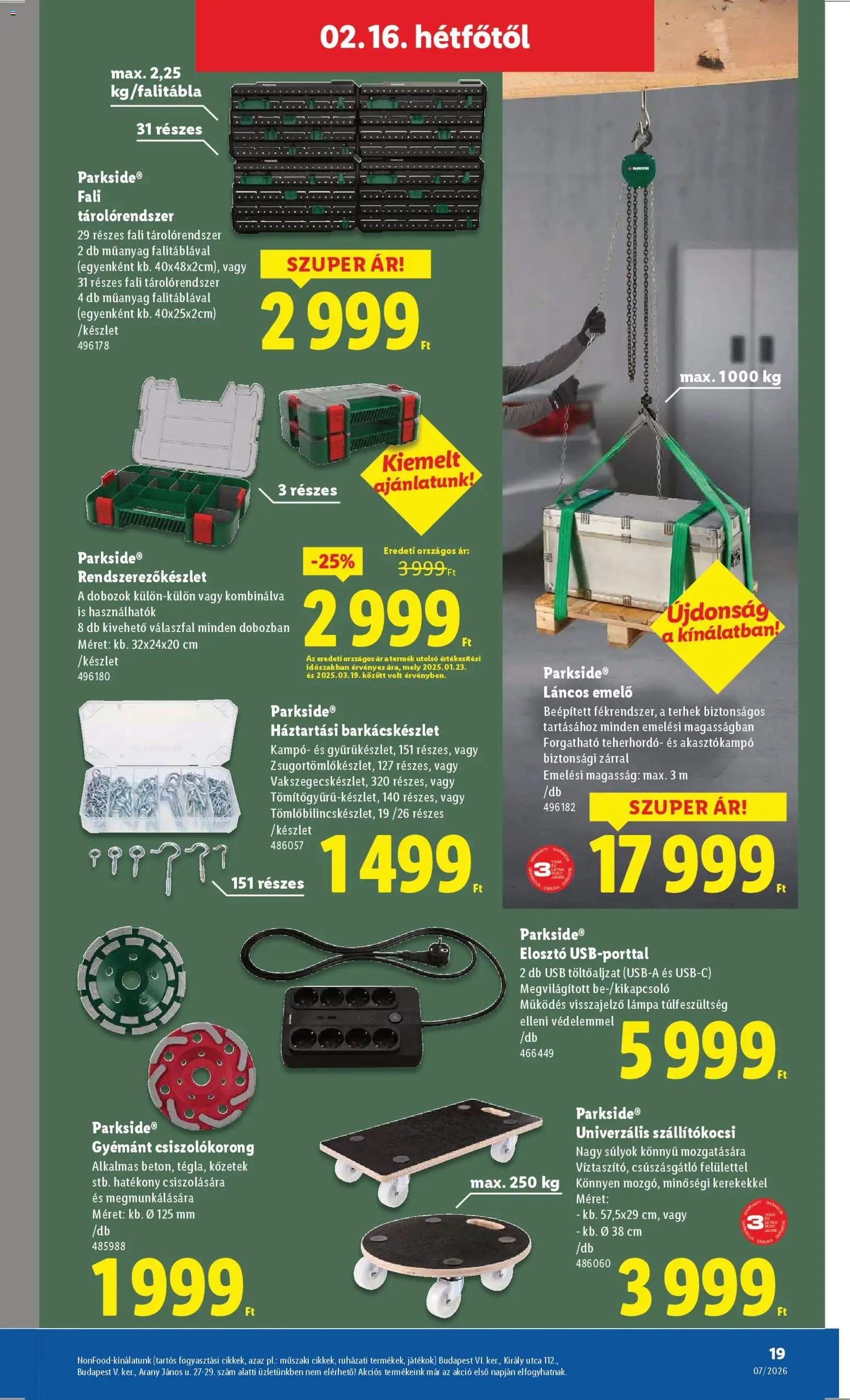 Lidl újság 2026.02.12. Nonfood kínálatunk (2026-02-12 - 2026-02-18)