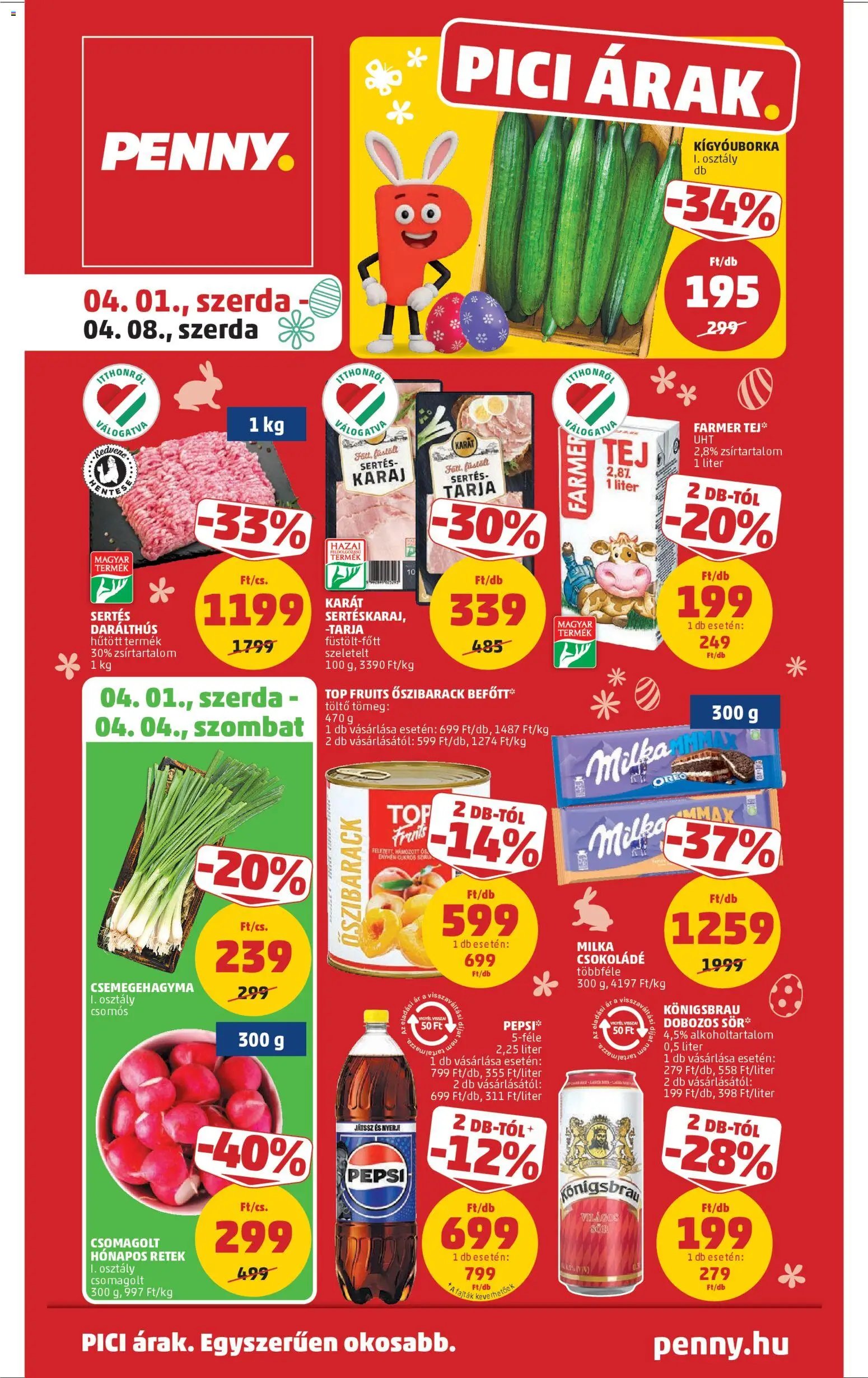 PENNY újság 2026.04.01. PENNY akciós újság (2026-04-01 - 2026-04-08)