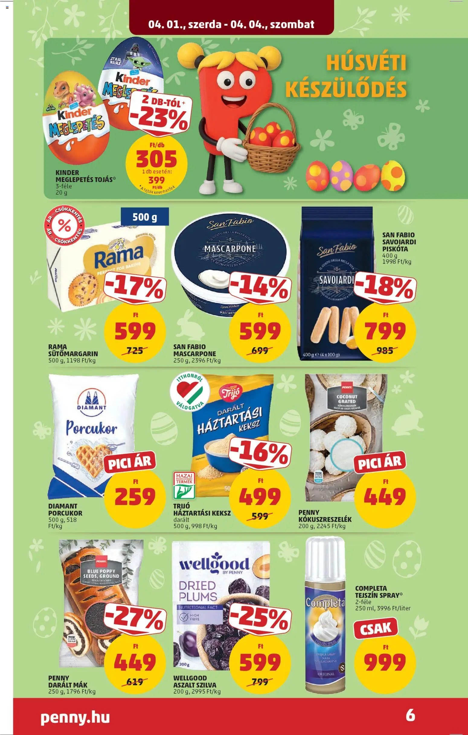 PENNY újság 2026.04.01. PENNY akciós újság (2026-04-01 - 2026-04-08)
