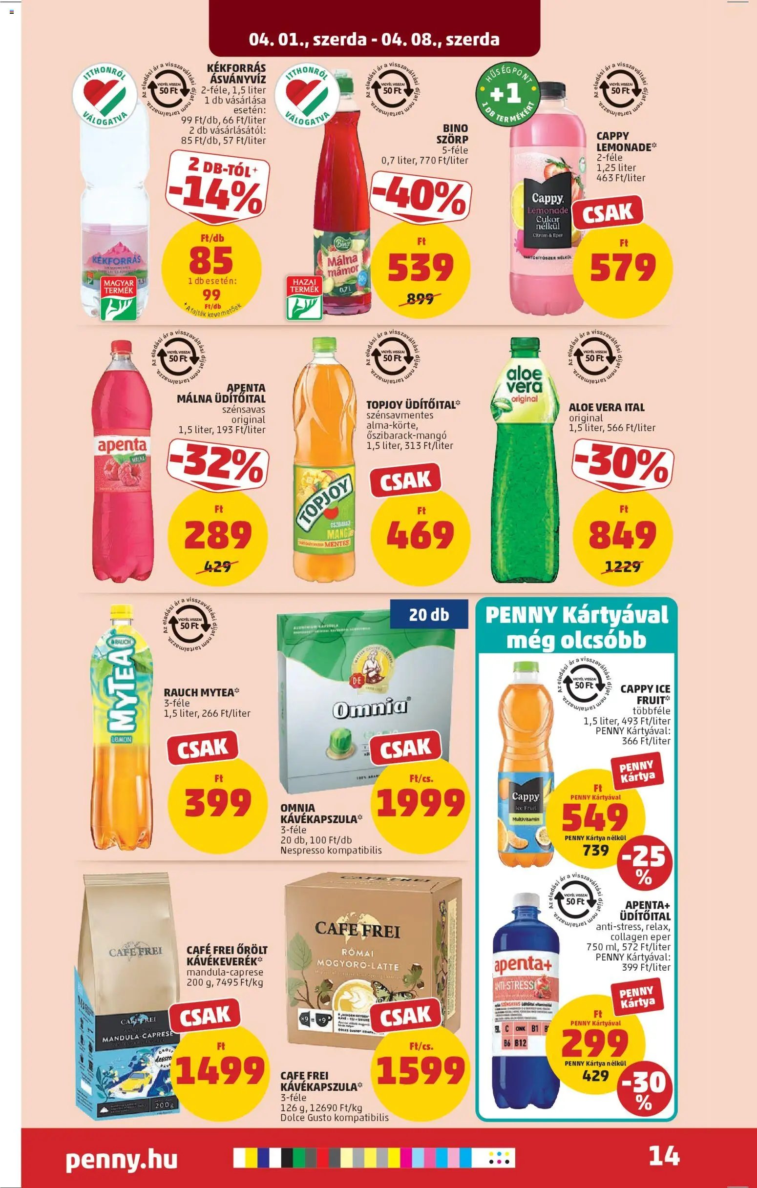 PENNY újság 2026.04.01. PENNY akciós újság (2026-04-01 - 2026-04-08)