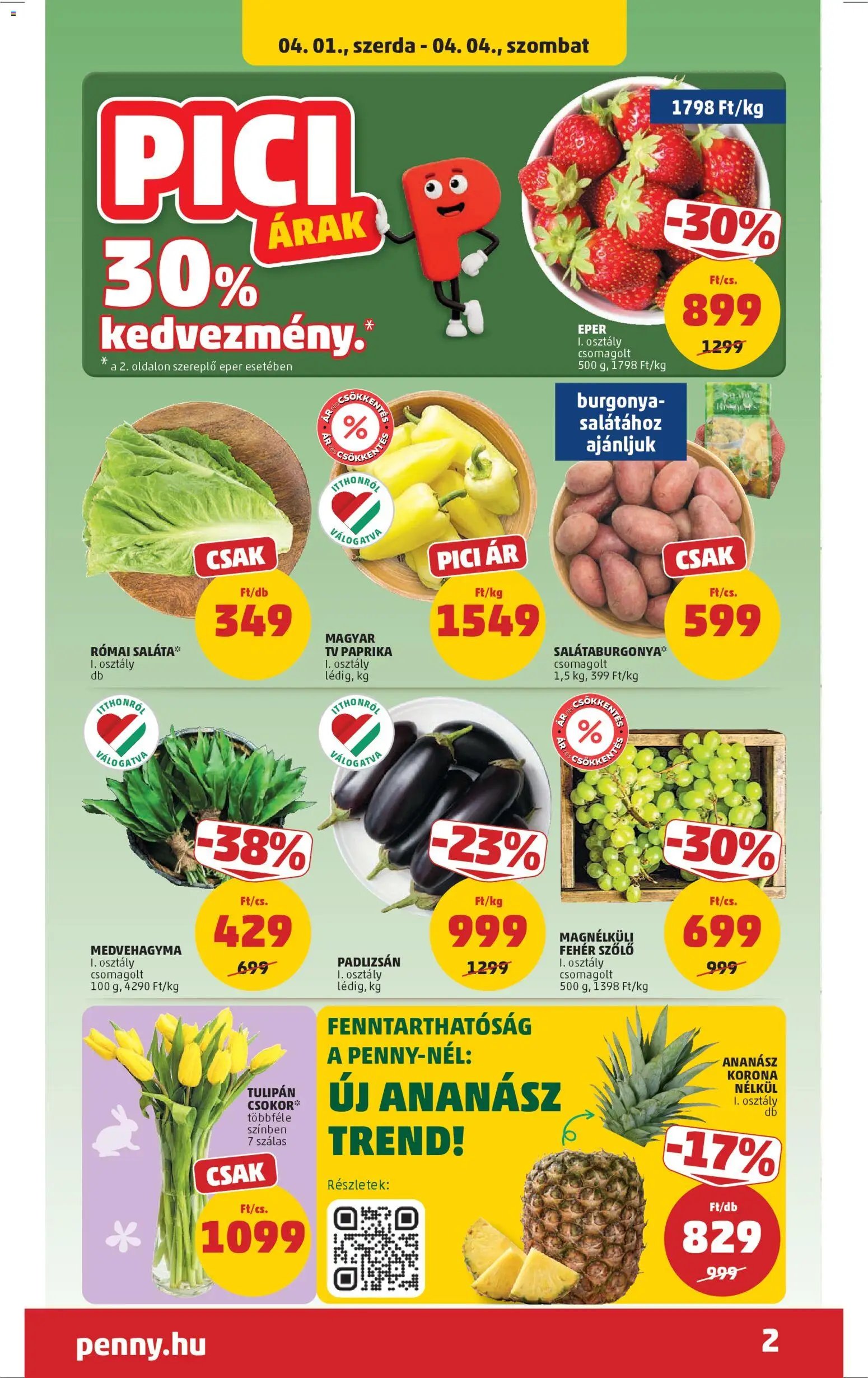 PENNY újság 2026.04.01. PENNY akciós újság (2026-04-01 - 2026-04-08)