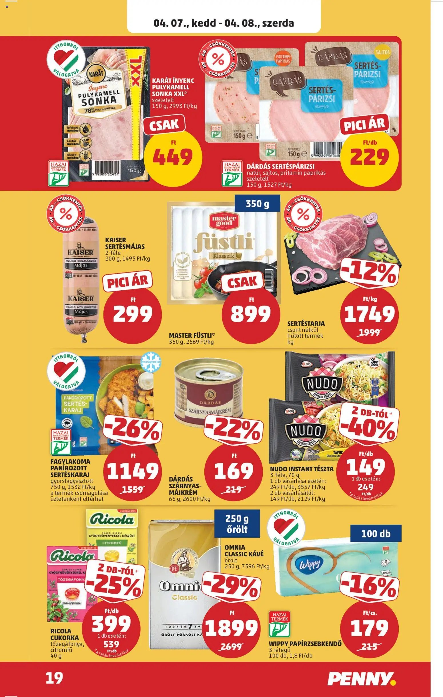 PENNY újság 2026.04.01. PENNY akciós újság (2026-04-01 - 2026-04-08)