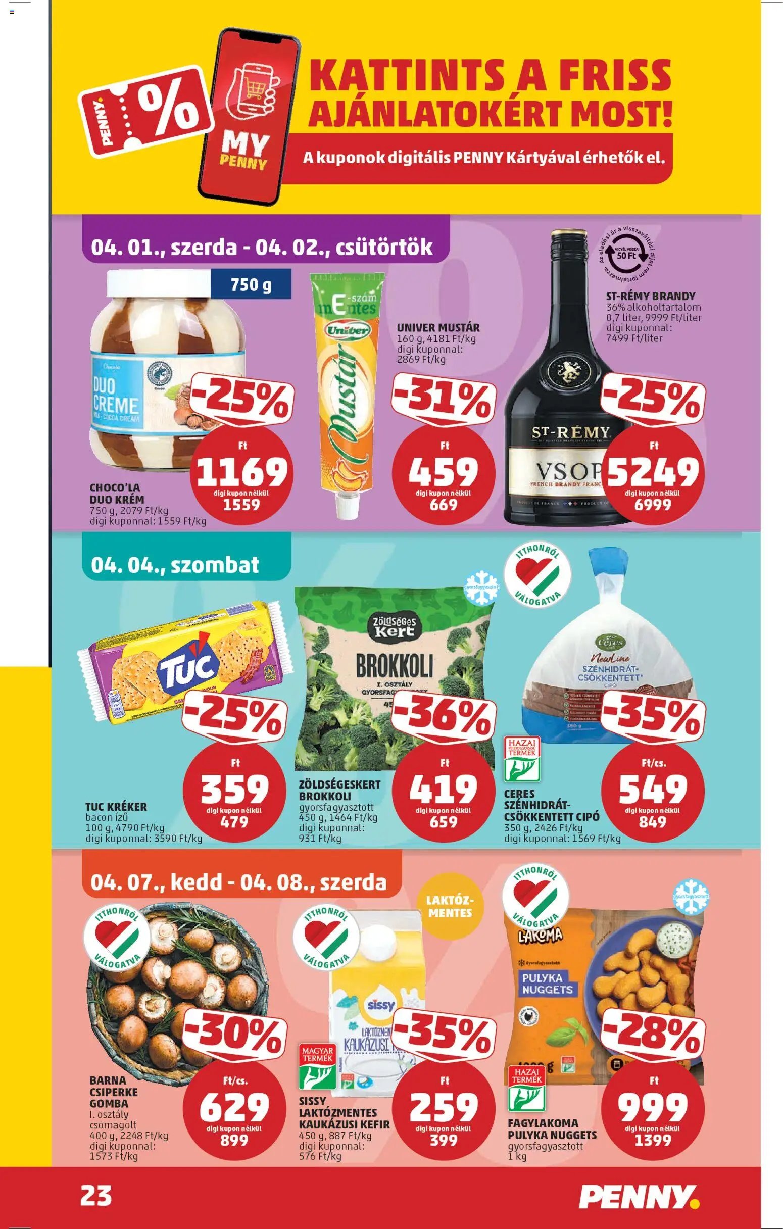 PENNY újság 2026.04.01. PENNY akciós újság (2026-04-01 - 2026-04-08)