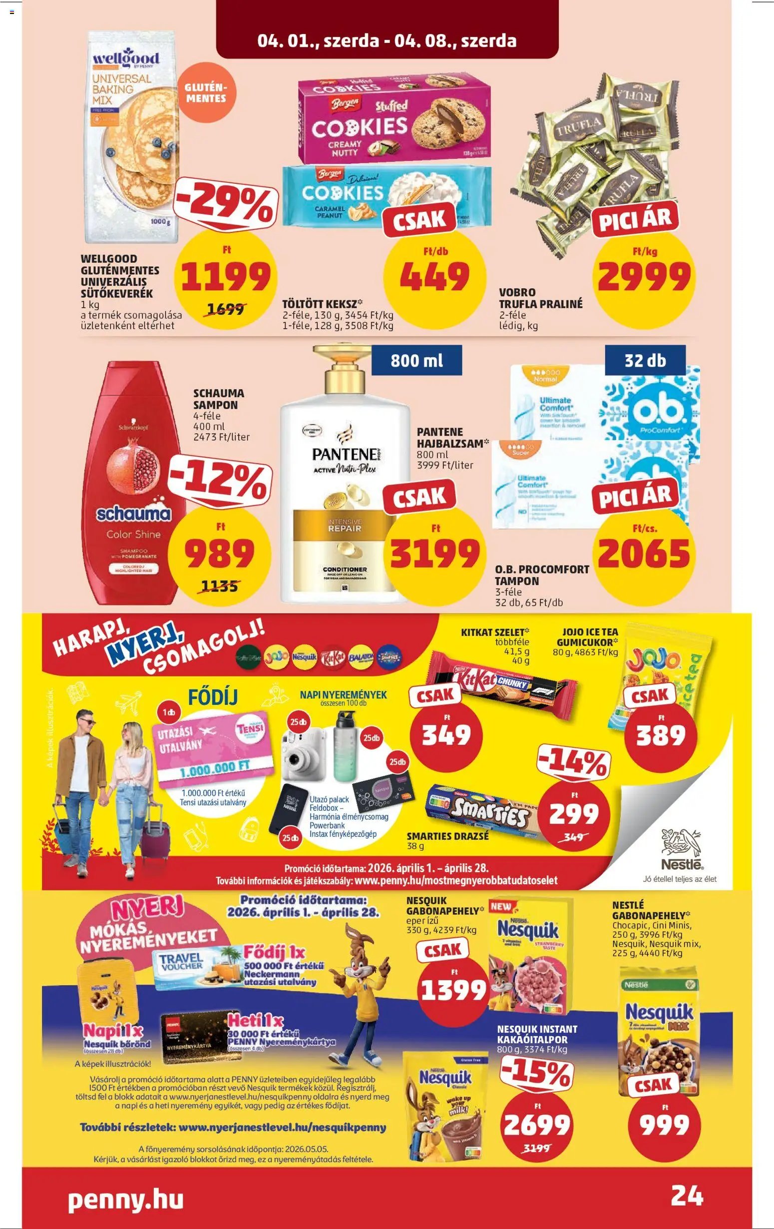 PENNY újság 2026.04.01. PENNY akciós újság (2026-04-01 - 2026-04-08)