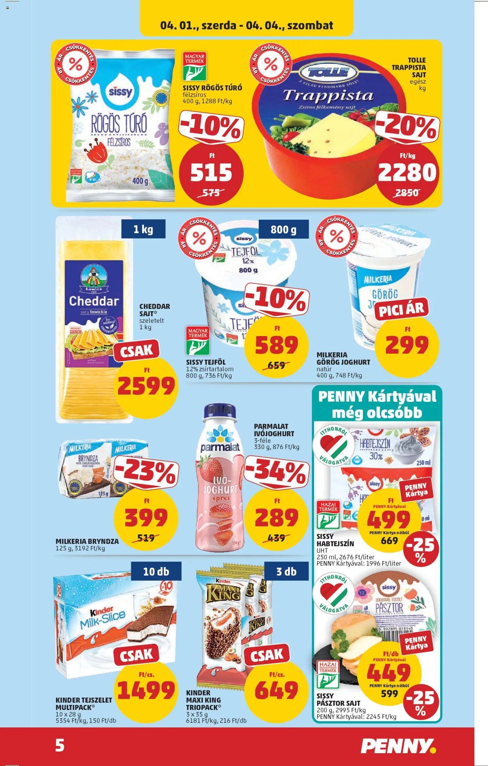 PENNY újság 2026.04.01. PENNY akciós újság (2026-04-01 - 2026-04-08)