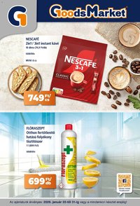 Goods Market újság 2026.01.22. Akciós újság Goods Market (2026-01-22 - 2026-01-31)