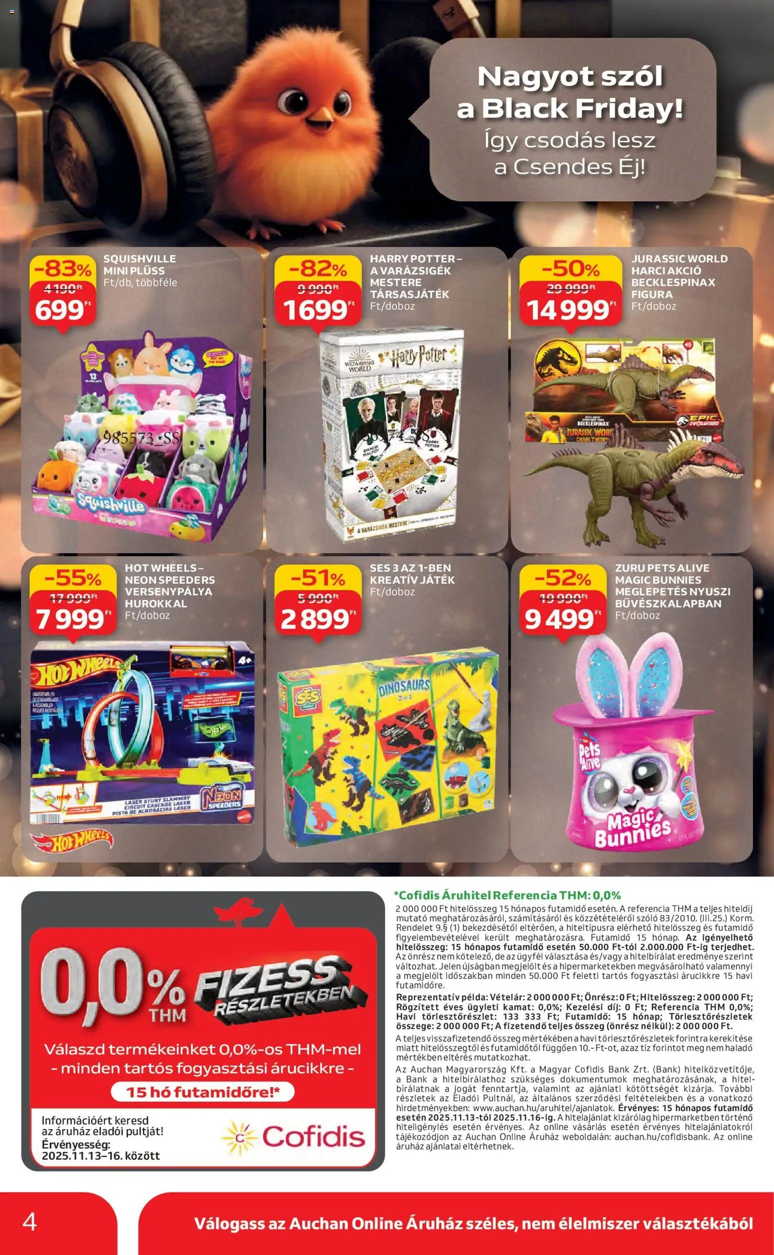Auchan újság 2025.11.13. Black Friday - Hipermarket (2025-11-13 - 2025-11-19)