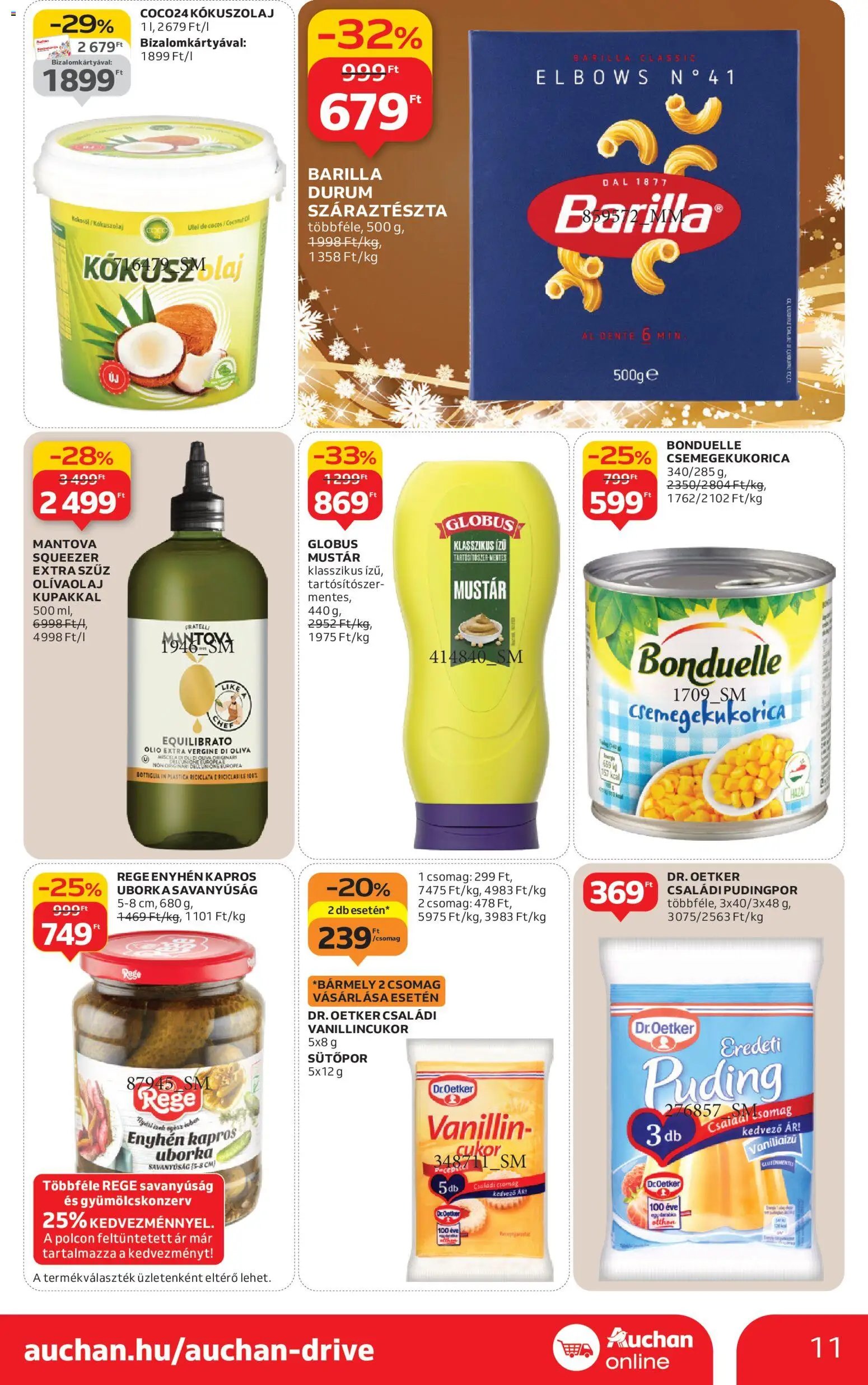 Auchan újság 2025.12.11. Szupermarket akciós újság (2025-12-11 - 2025-12-17)