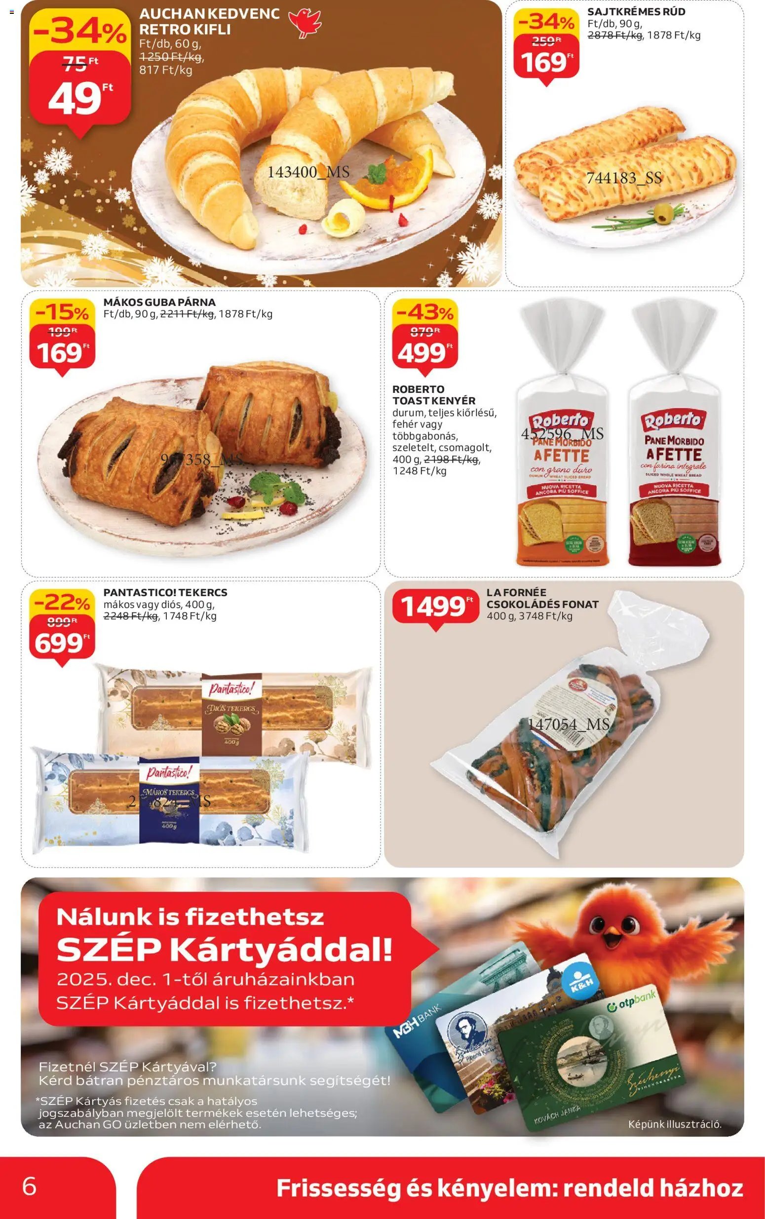 Auchan újság 2025.12.11. Szupermarket akciós újság (2025-12-11 - 2025-12-17)