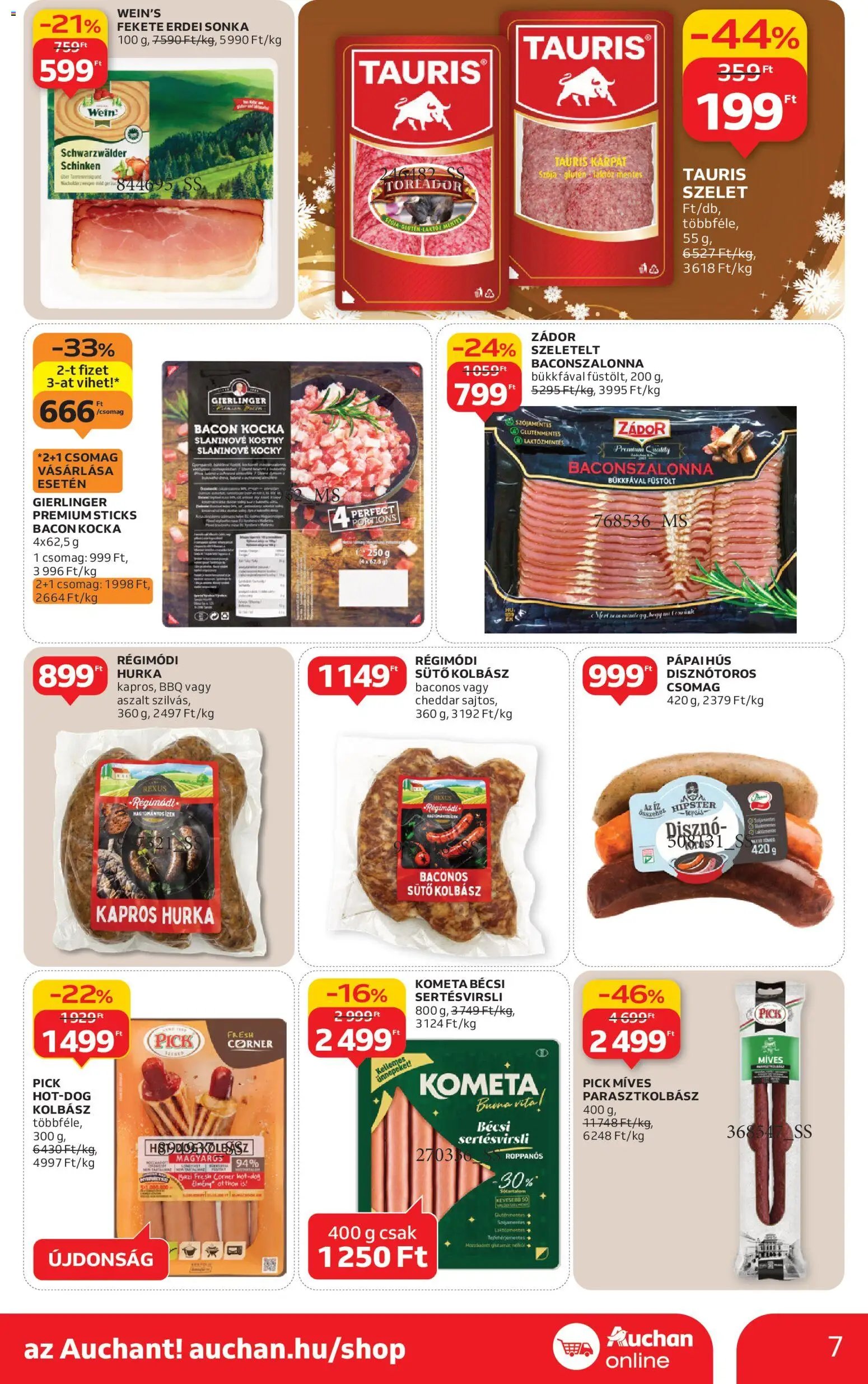 Auchan újság 2025.12.11. Szupermarket akciós újság (2025-12-11 - 2025-12-17)