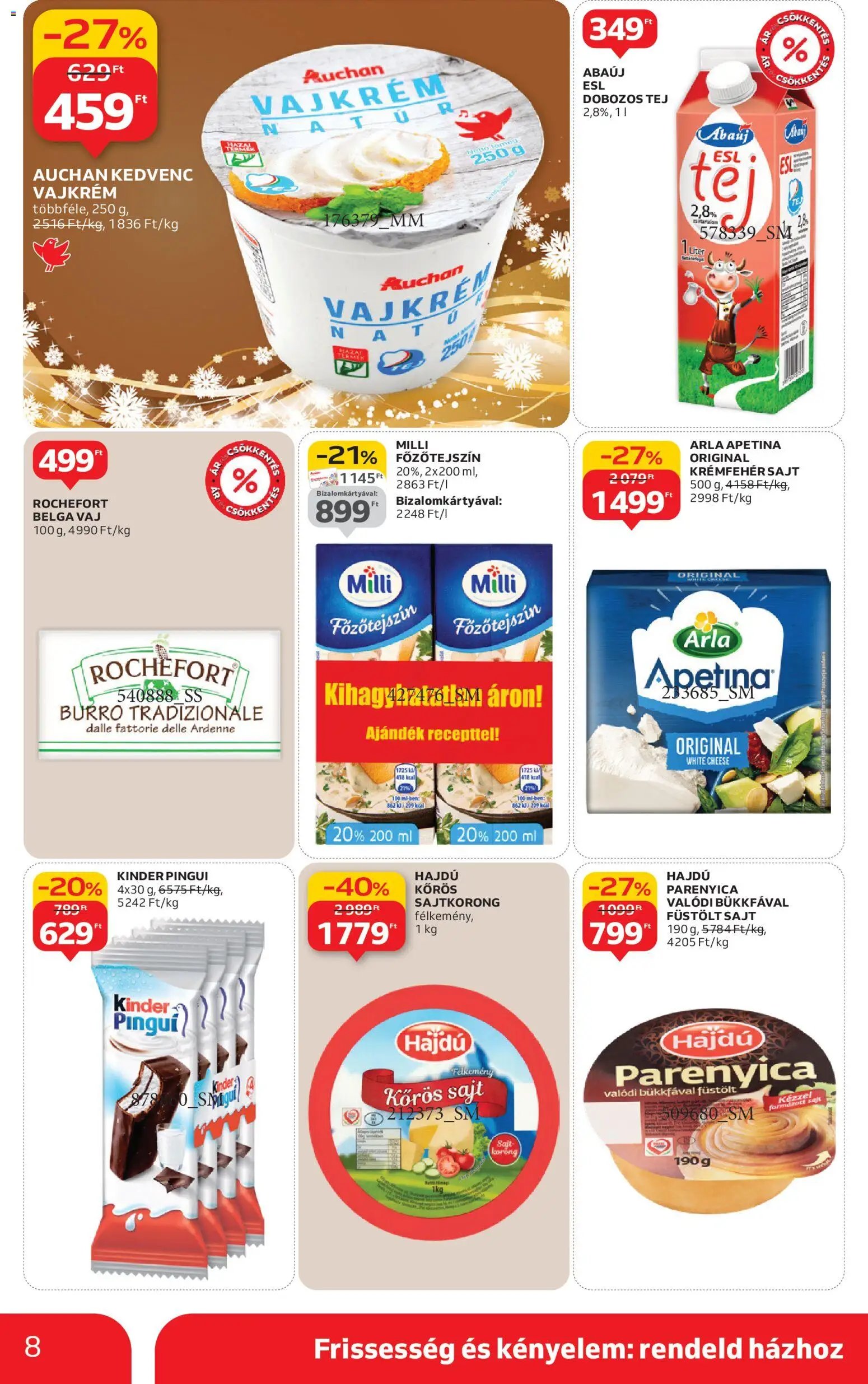 Auchan újság 2025.12.11. Szupermarket akciós újság (2025-12-11 - 2025-12-17)