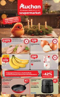 Auchan újság 2025.12.11. Szupermarket akciós újság (2025-12-11 - 2025-12-17)