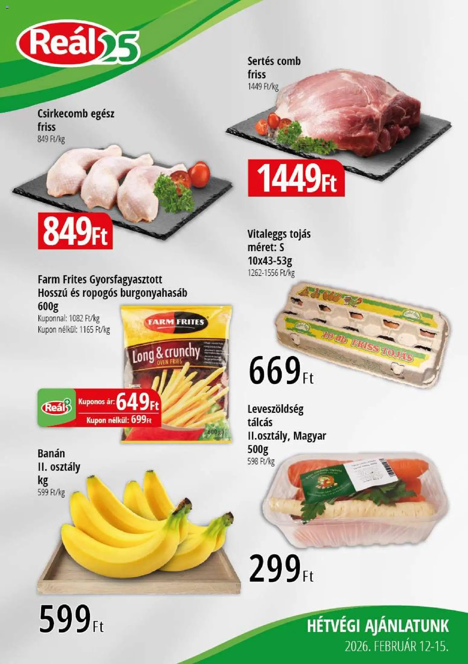 Reál újság 2026.02.12. Bevásárló hétvége - Kelet Magyarország (2026-02-12 - 2026-02-15)