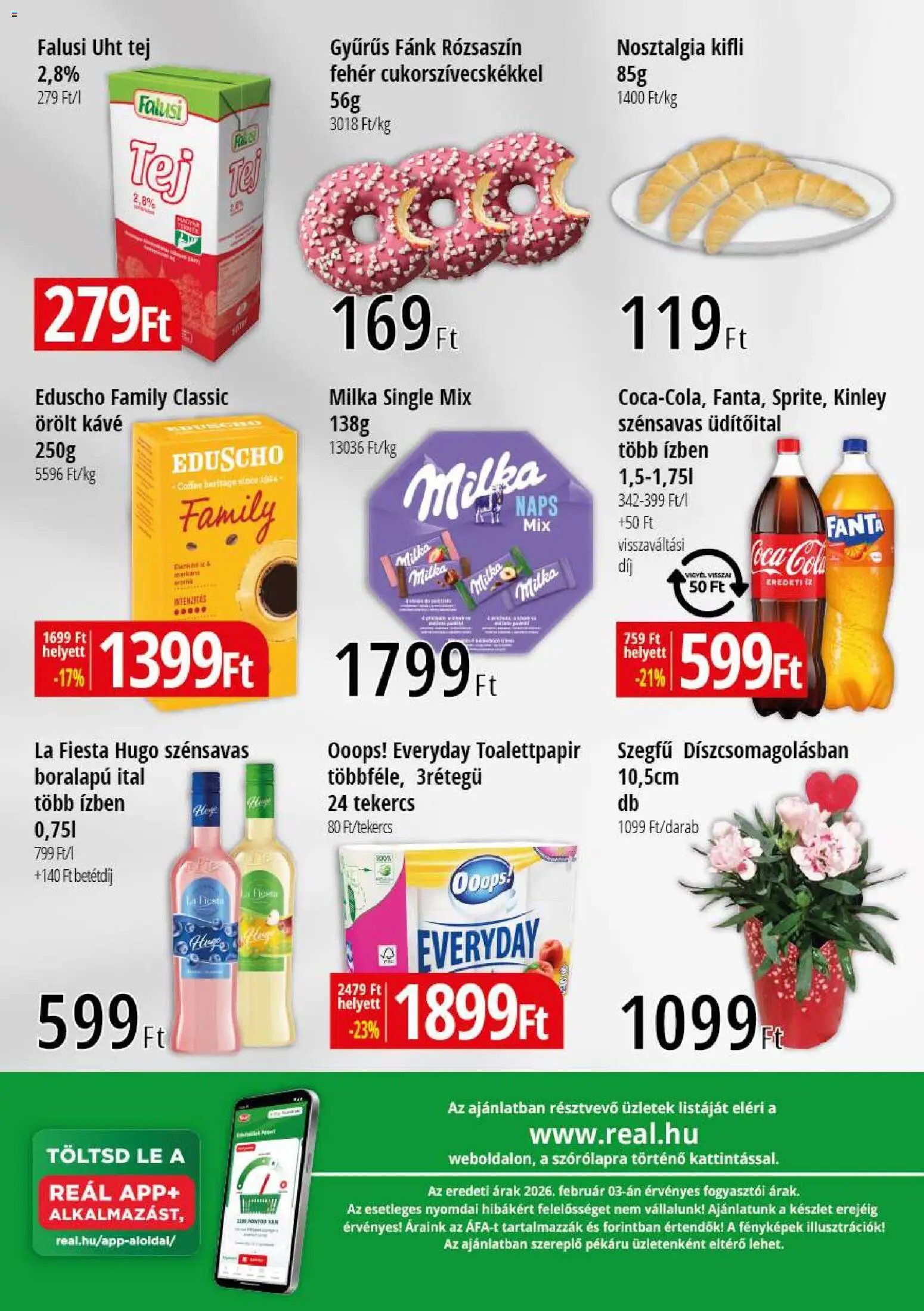 Reál újság 2026.02.12. Bevásárló hétvége - Kelet Magyarország (2026-02-12 - 2026-02-15)