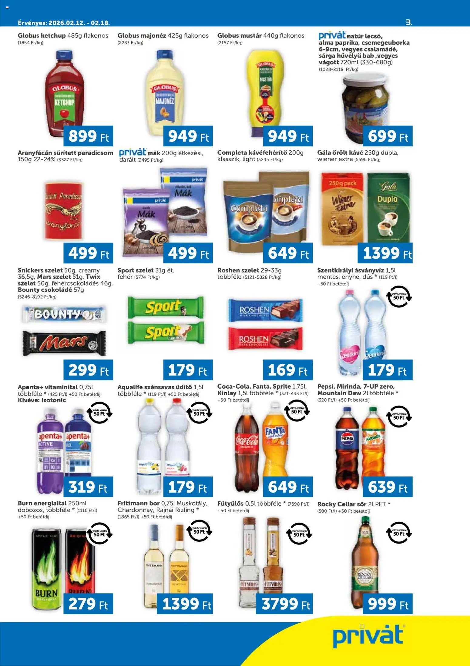 PRIVÁT újság 2026.02.12. Akciós újság PRIVÁT (2026-02-12 - 2026-02-18)