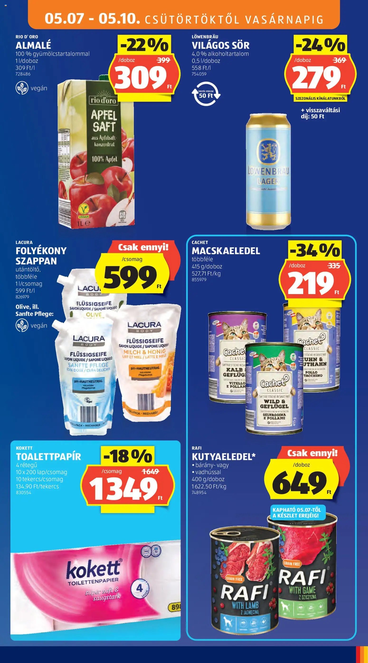Aldi újság 2026.05.07. Aldi akciós újság (2026-05-07 - 2026-05-13)