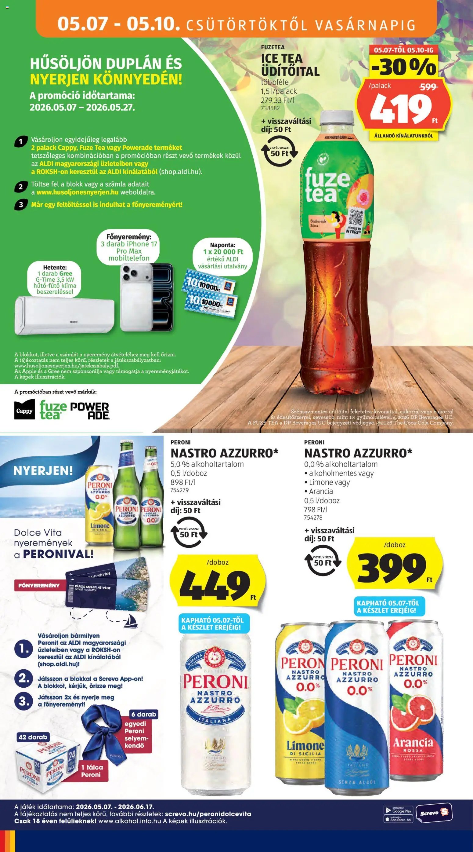 Aldi újság 2026.05.07. Aldi akciós újság (2026-05-07 - 2026-05-13)