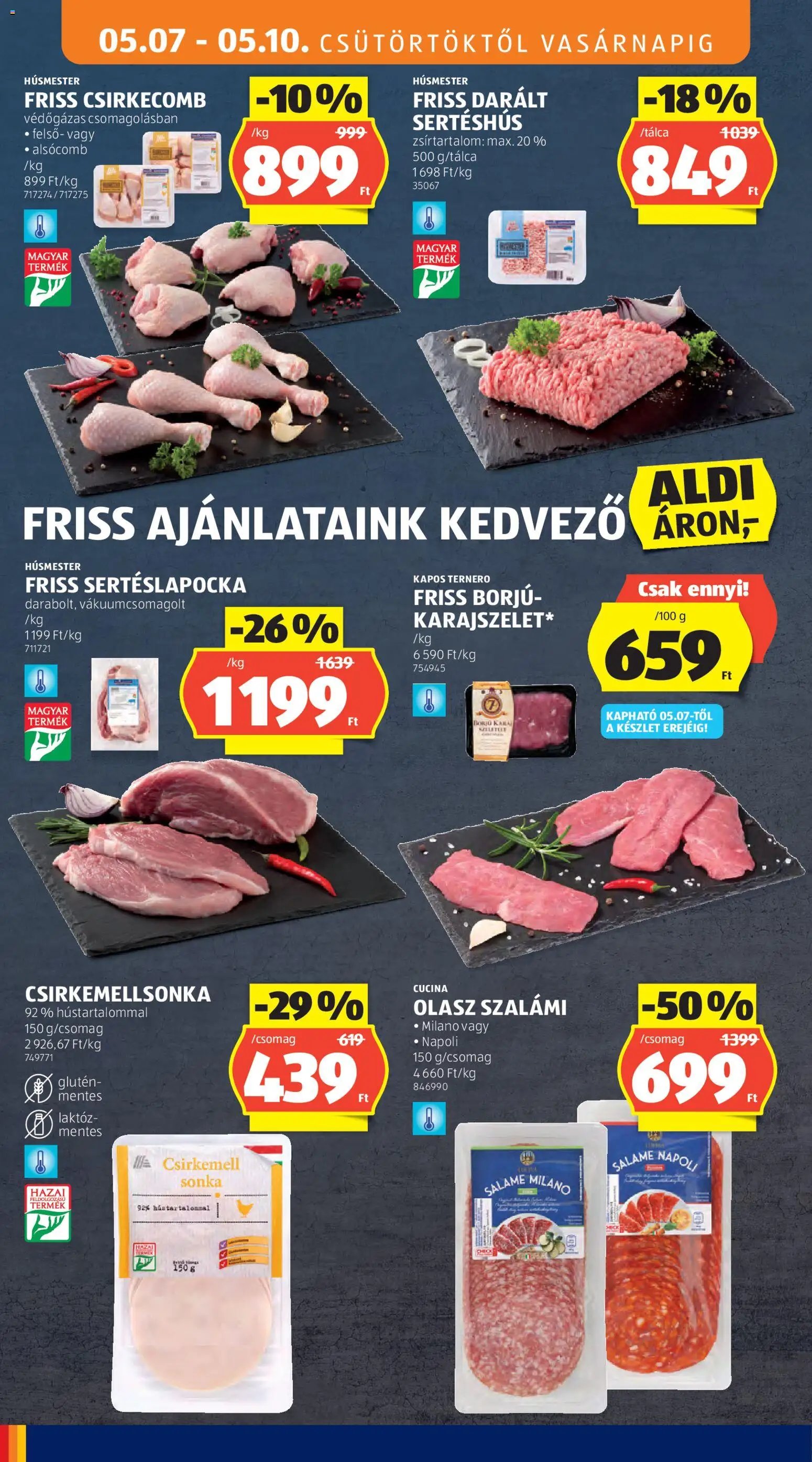 Aldi újság 2026.05.07. Aldi akciós újság (2026-05-07 - 2026-05-13)