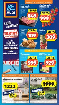 Aldi újság 2026.05.07. Aldi akciós újság (2026-05-07 - 2026-05-13)